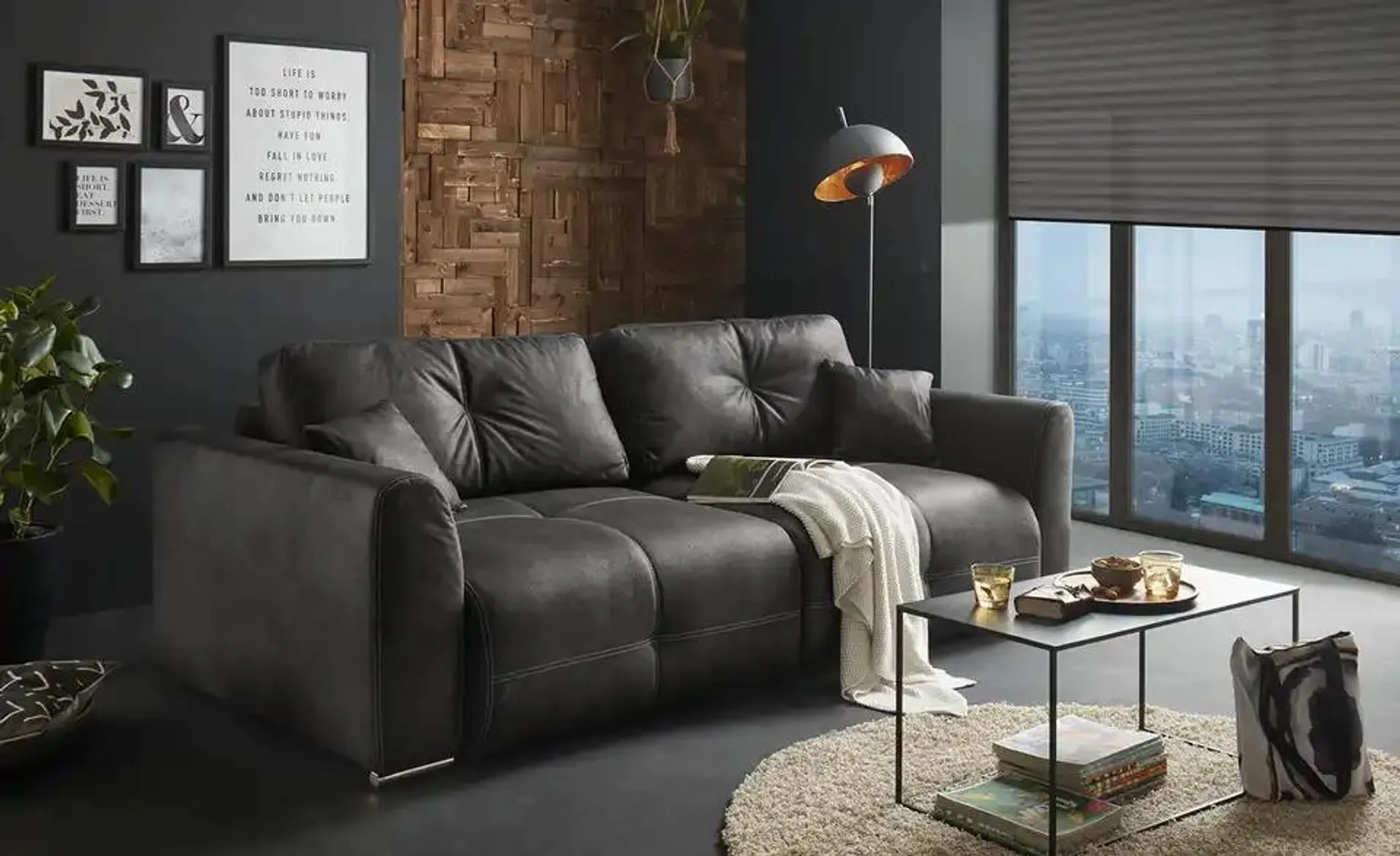 uno Schlafsofa aus Mikrofaser Diego
