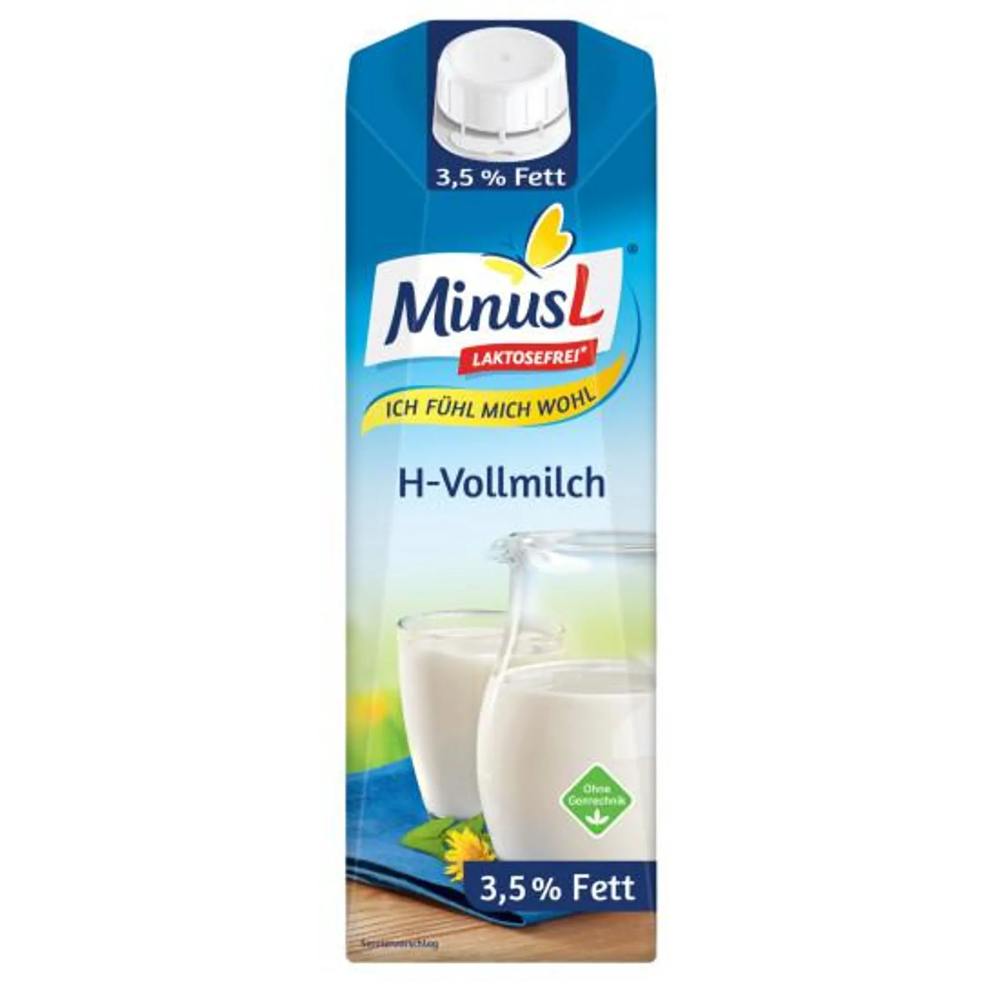 Minus L H-Milch 3,5% laktosefrei 1L