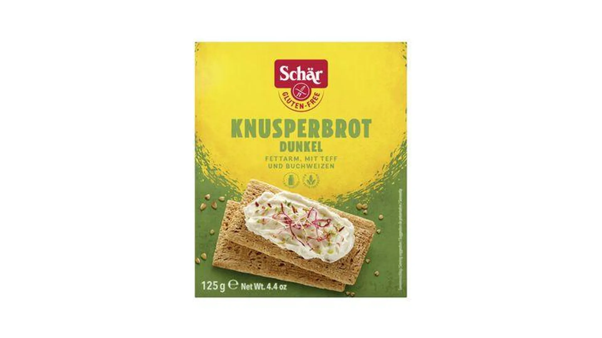 Schär - Knusperbrot Dunkel glutenfrei 125g