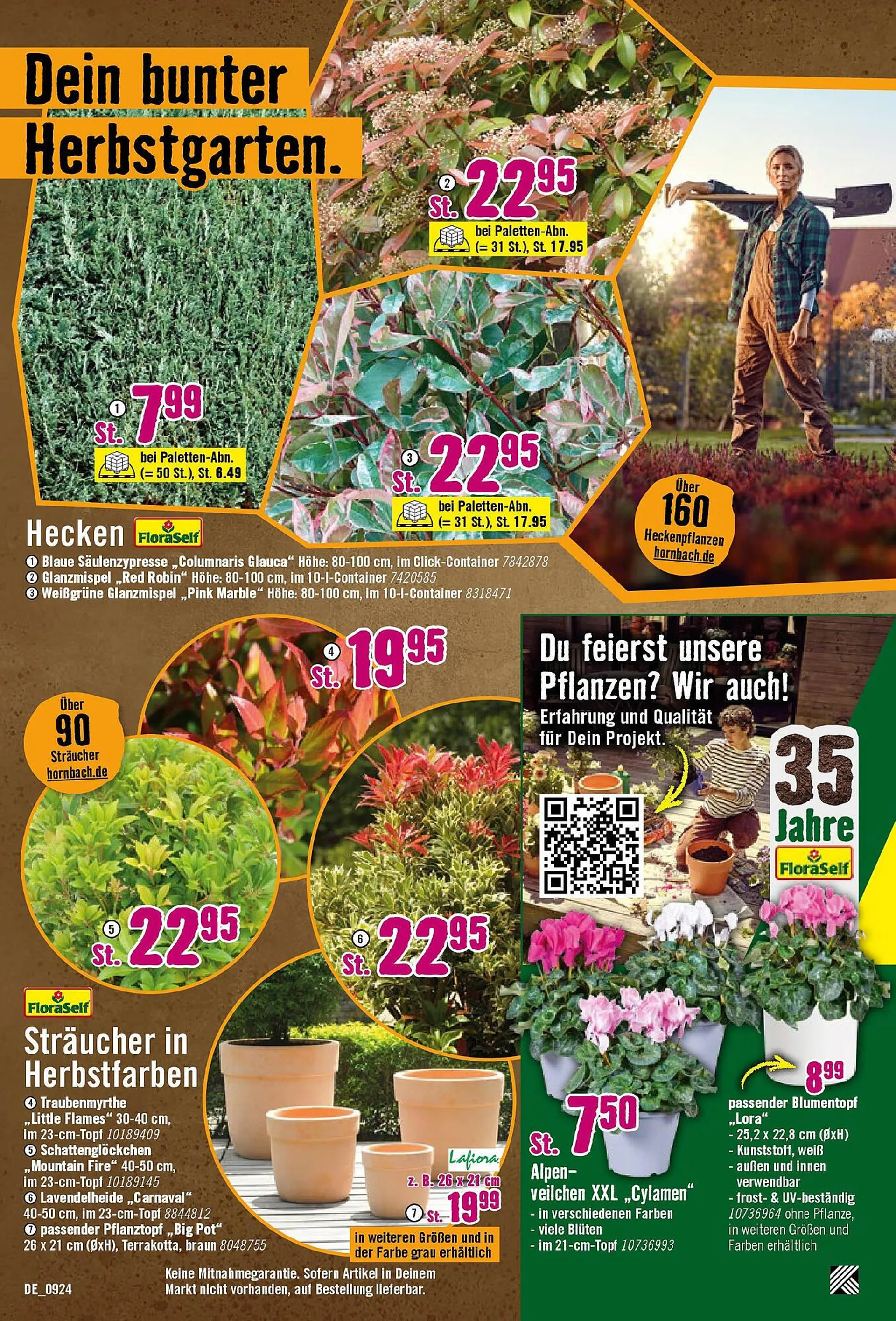 Hornbach Prospekt von 27. August bis 24. September 2024 - Prospekt seite 18