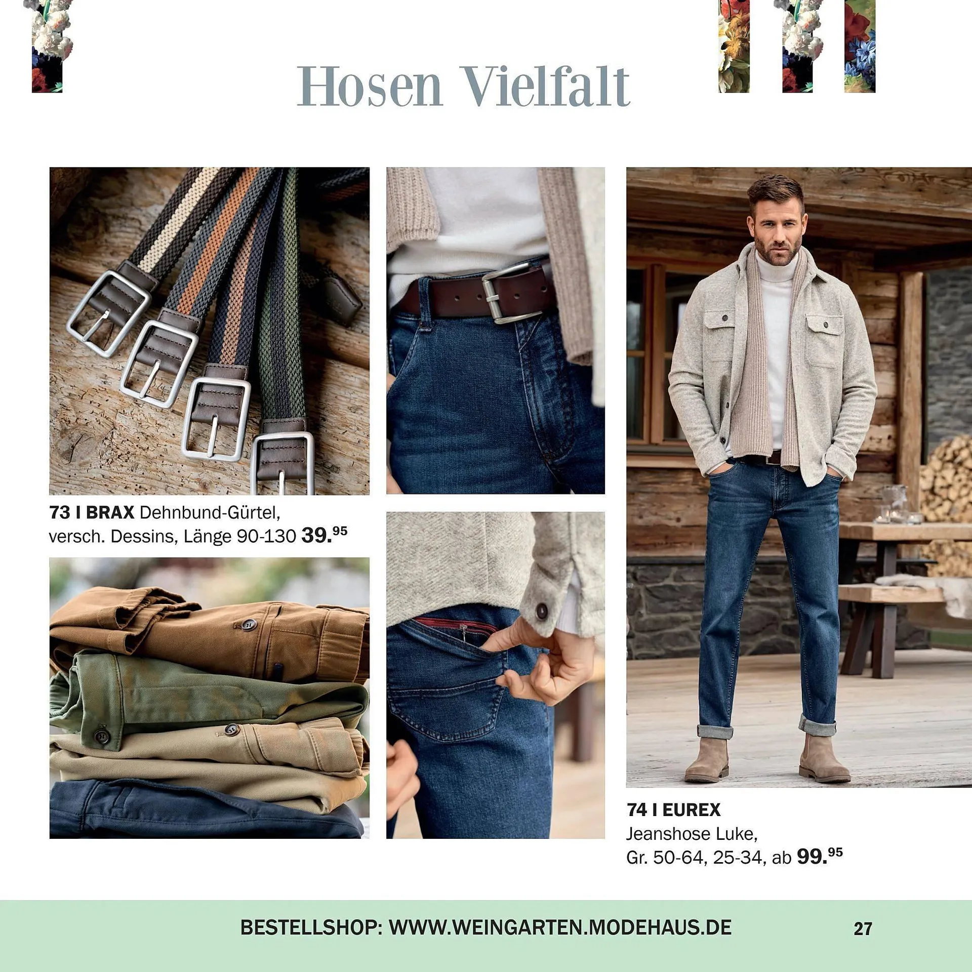 Modehaus Weingarten Prospekt von 13. September bis 1. Oktober 2024 - Prospekt seite 27