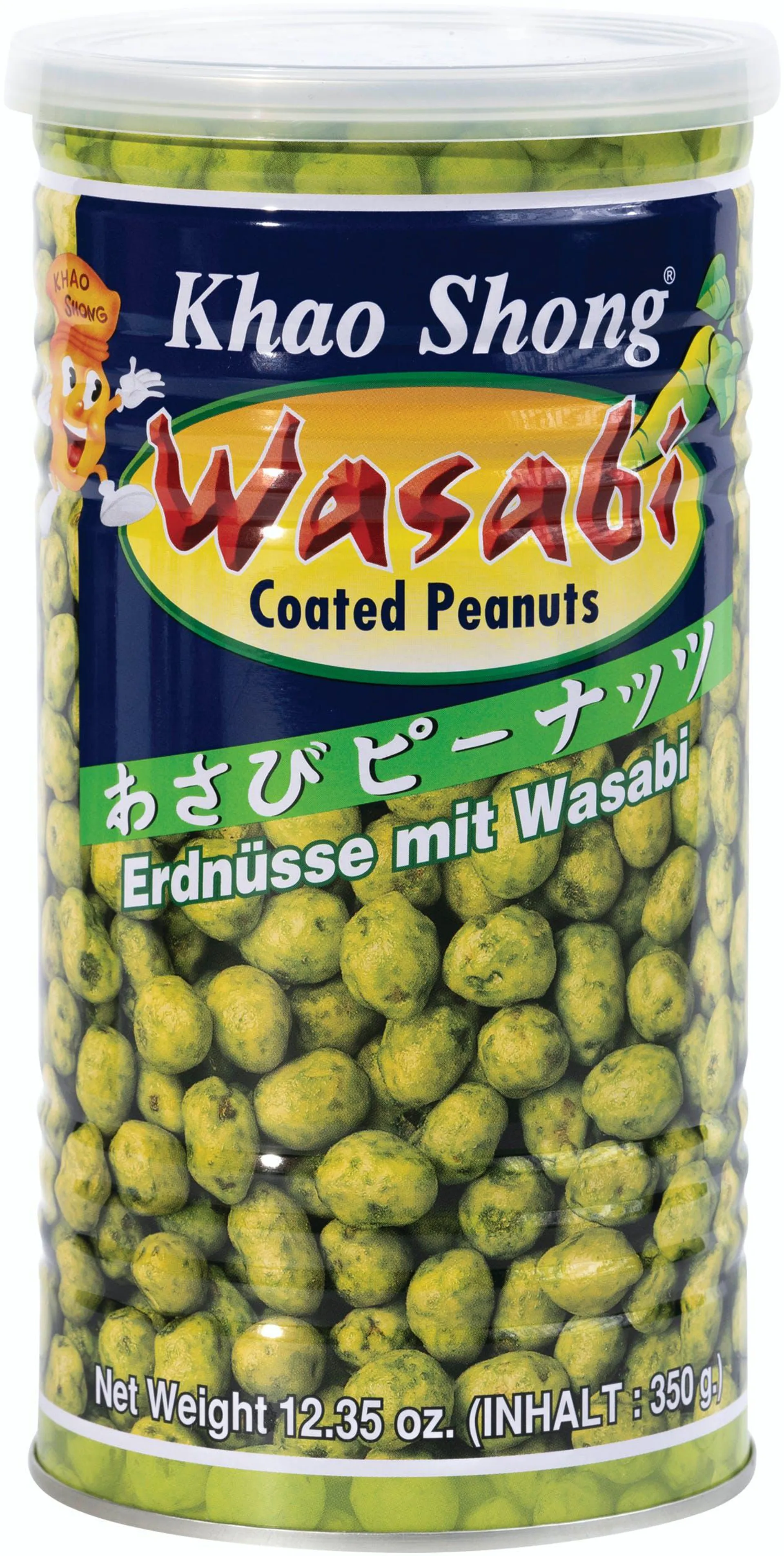 KHAO SHONG Erdnüsse mit Wasabi (350 g)