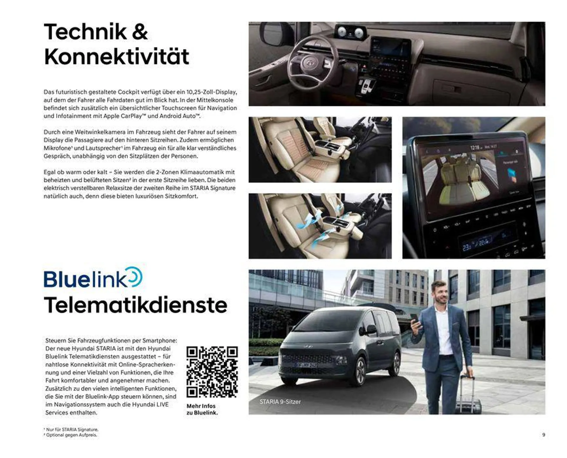 Hyundai STARIA 9-Sitzer von 31. Oktober bis 31. Oktober 2024 - Prospekt seite 9