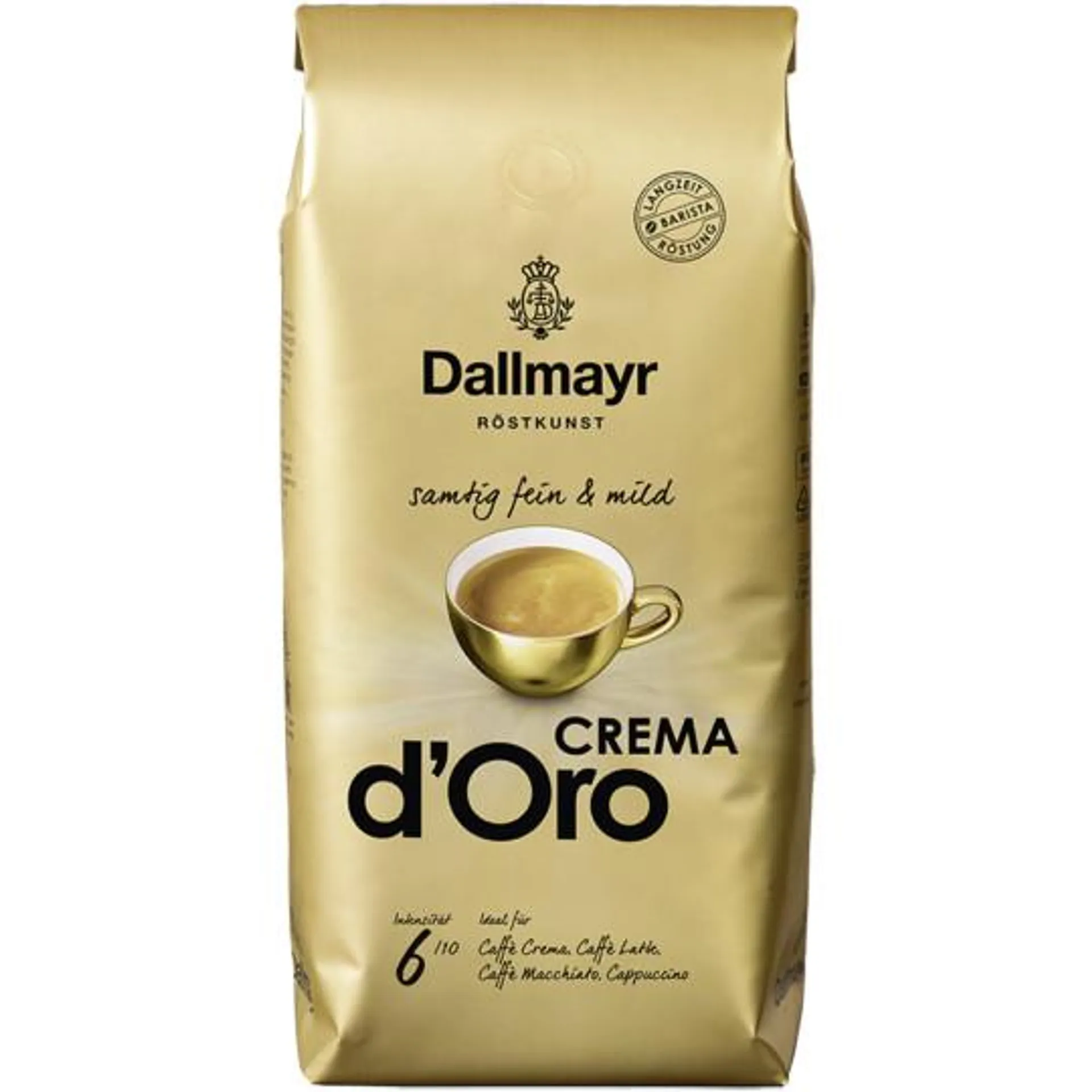 Dallmayr Crema d'Oro Kaffee ganze Bohnen 1 kg