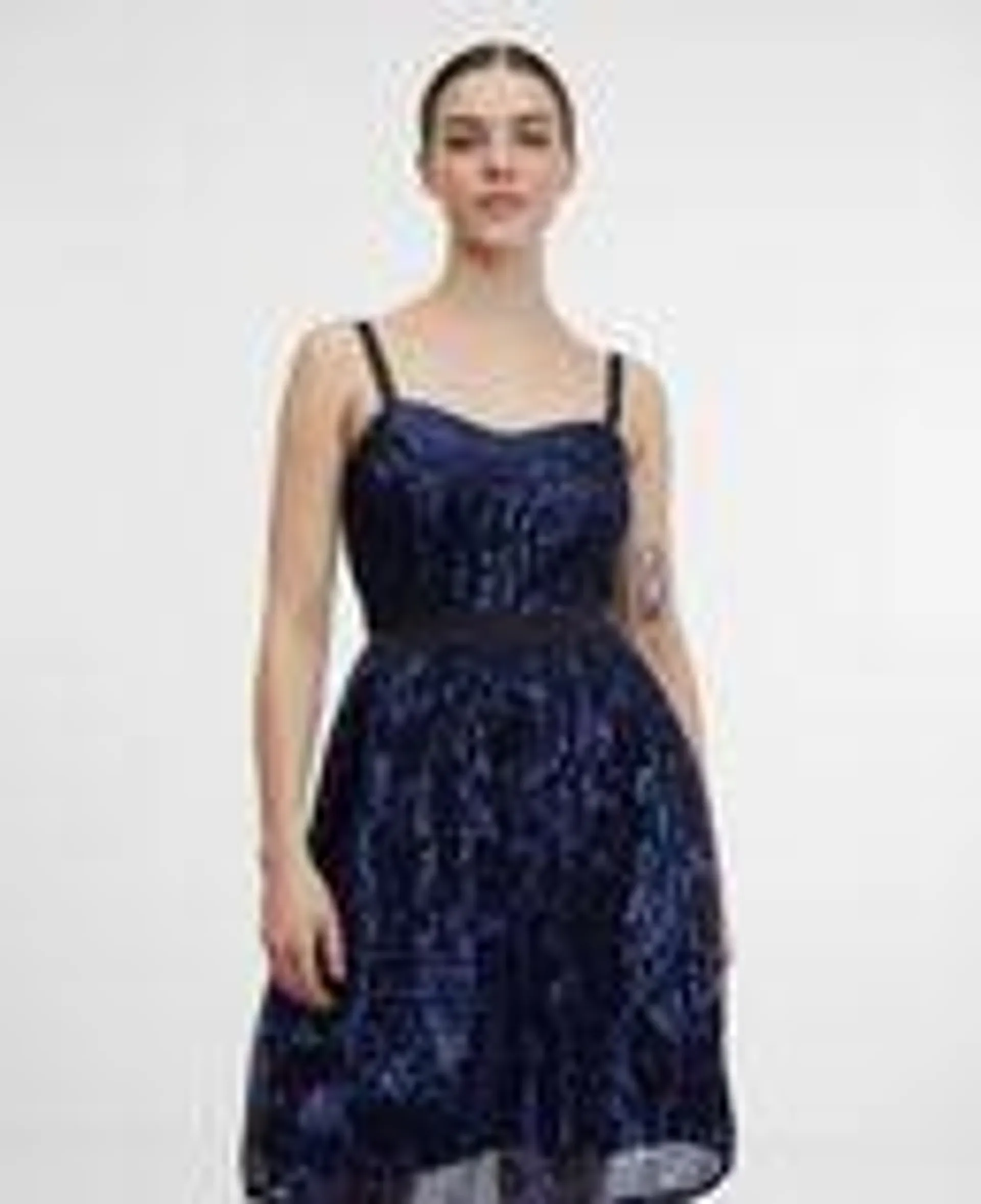 Dunkelblaues Damenkleid ORSAY