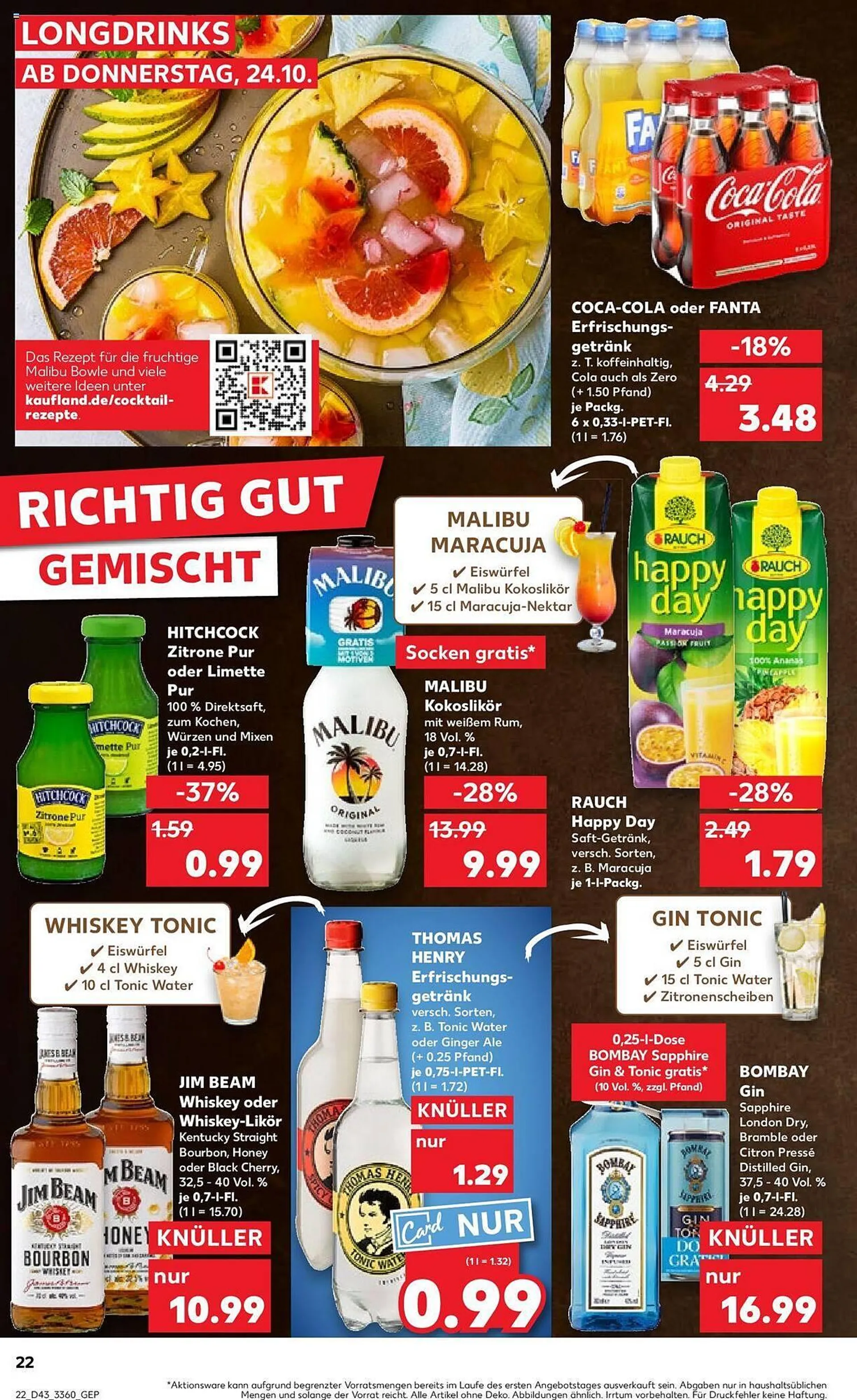 Kaufland Prospekt von 24. Oktober bis 30. Oktober 2024 - Prospekt seite 22