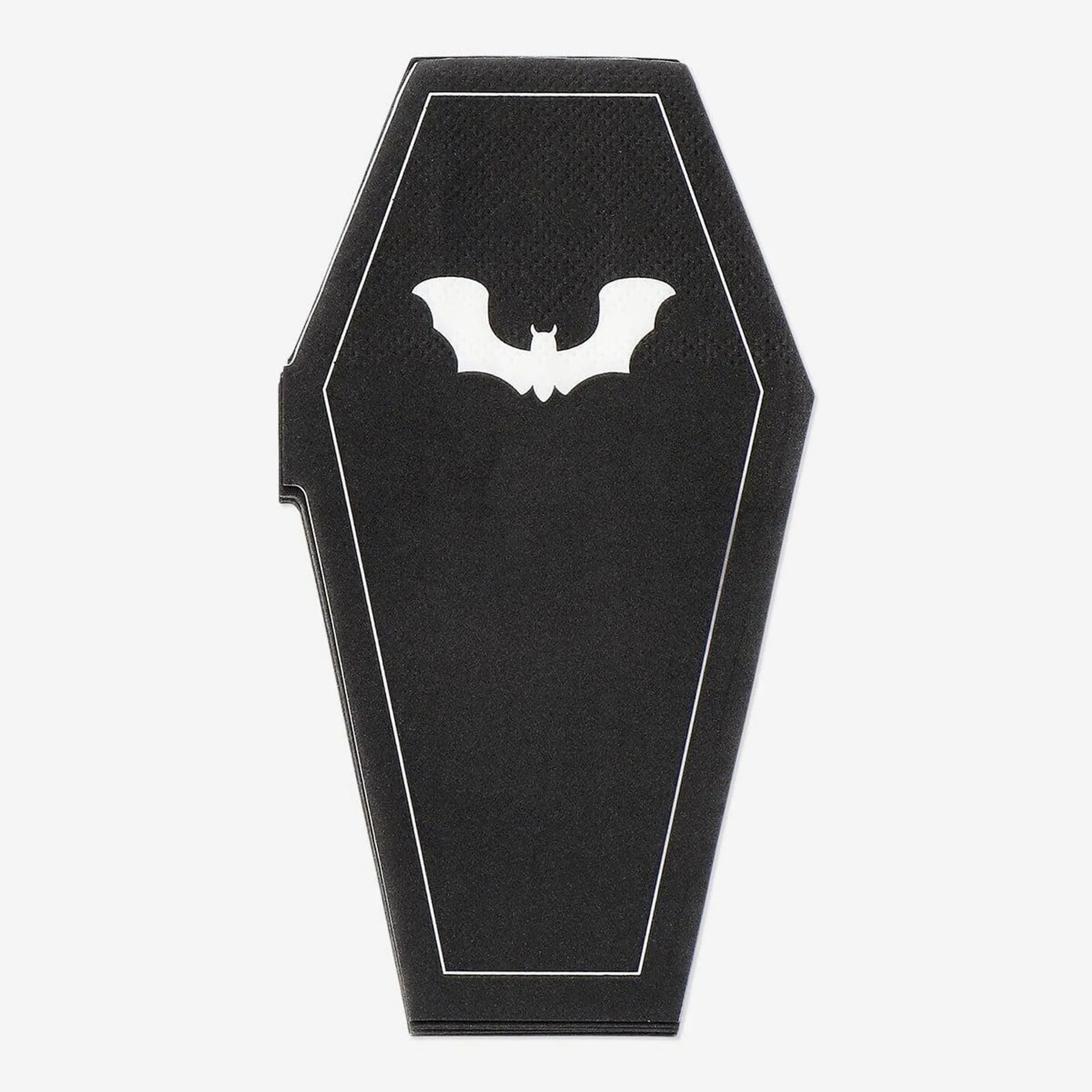 Coffin-Shaped Napkins - 16 pcs