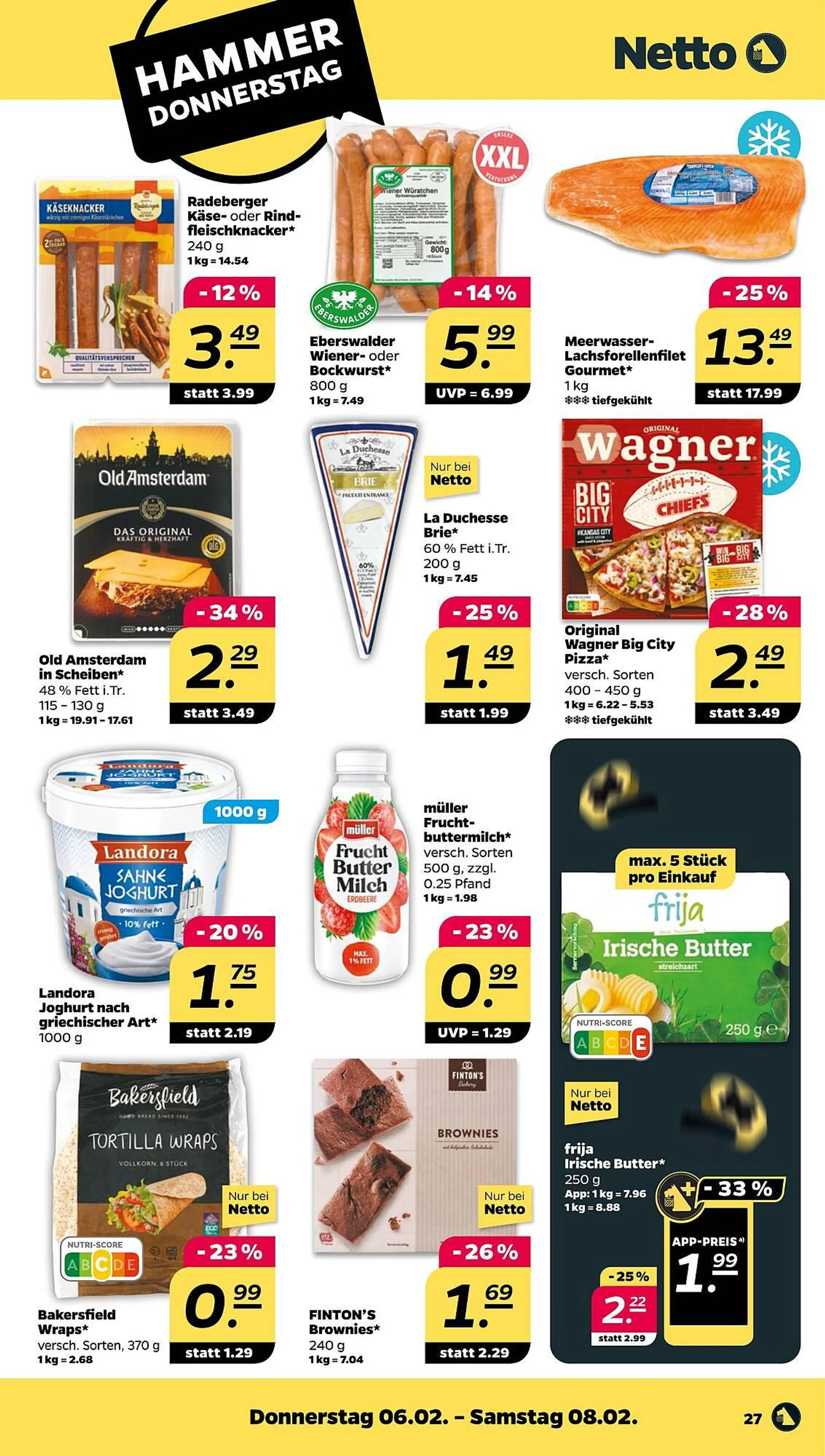 NETTO Prospekt von 3. Februar bis 8. Februar 2025 - Prospekt seite 27