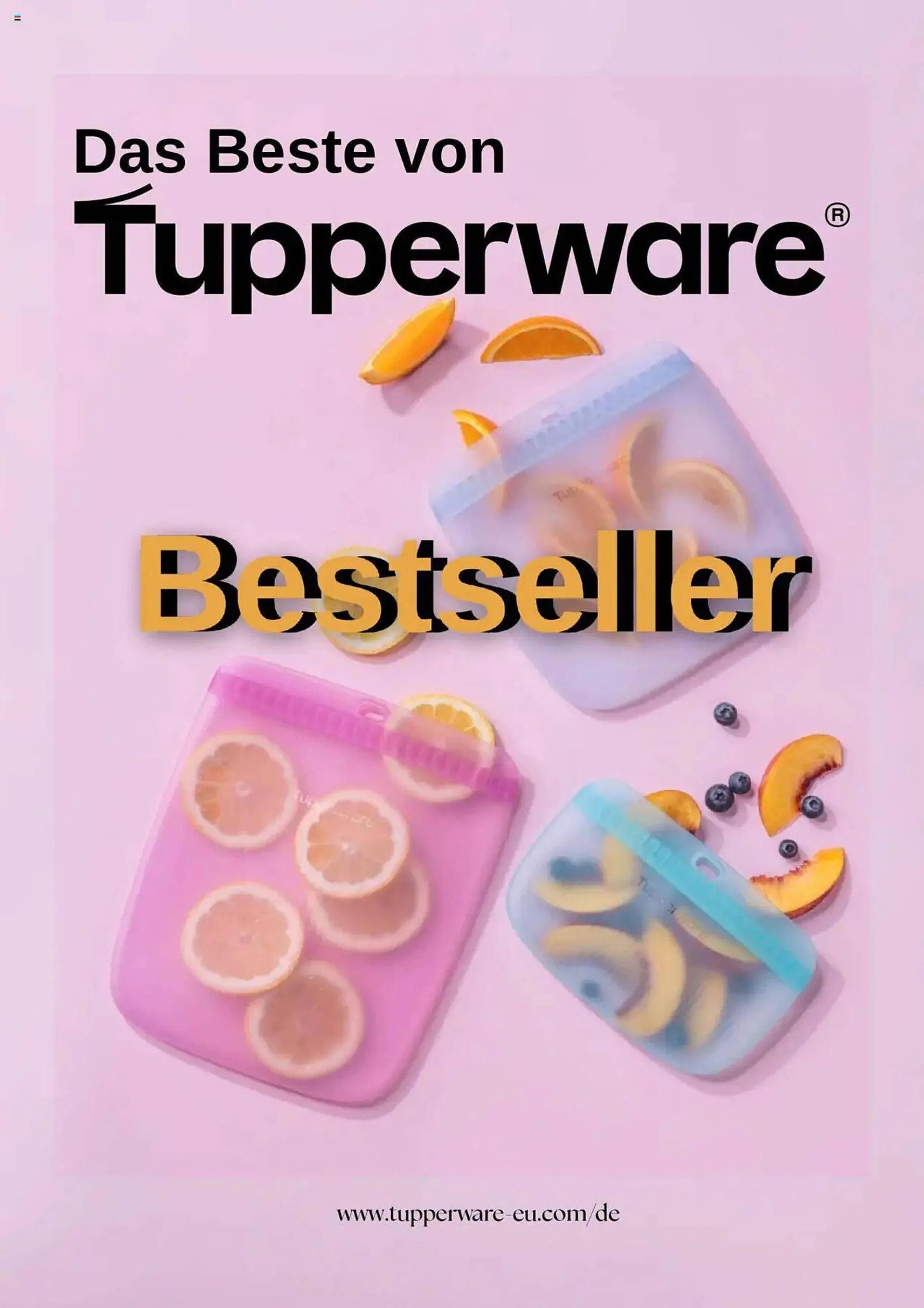 Tupperware Prospekt von 9. Juli bis 4. August 2025 - Prospekt seite 1