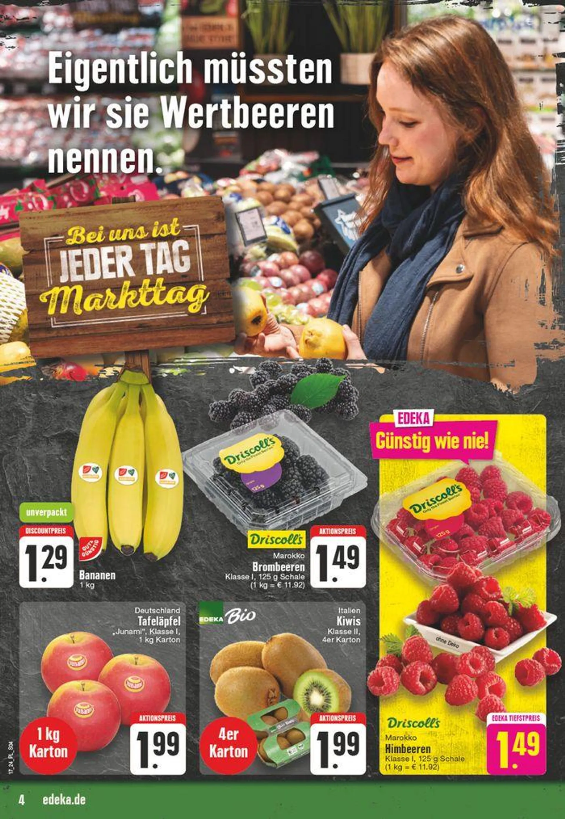 Edeka flugblatt von 21. April bis 27. April 2024 - Prospekt seite 4