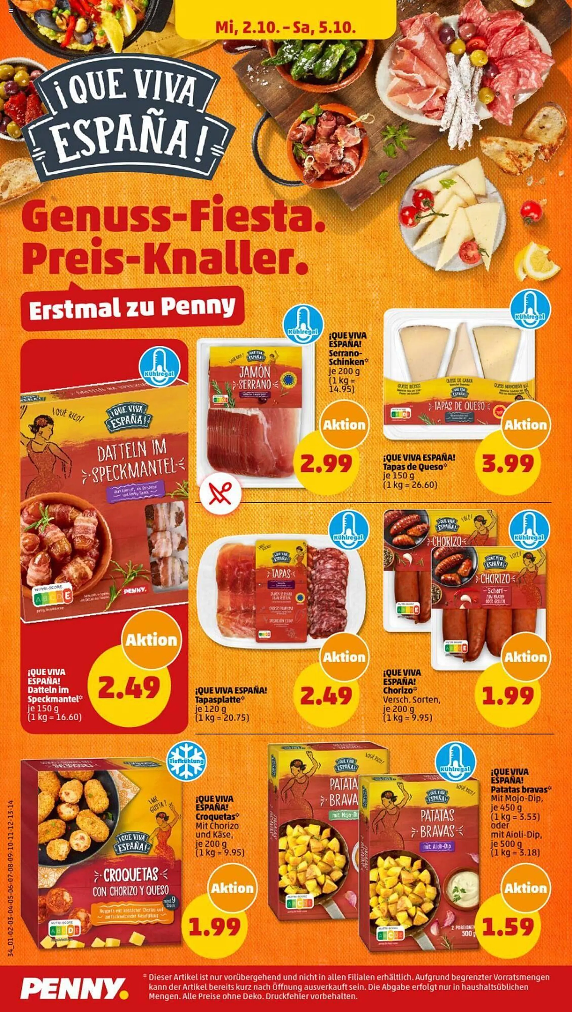 PENNY Prospekt von 30. September bis 5. Oktober 2024 - Prospekt seite 34