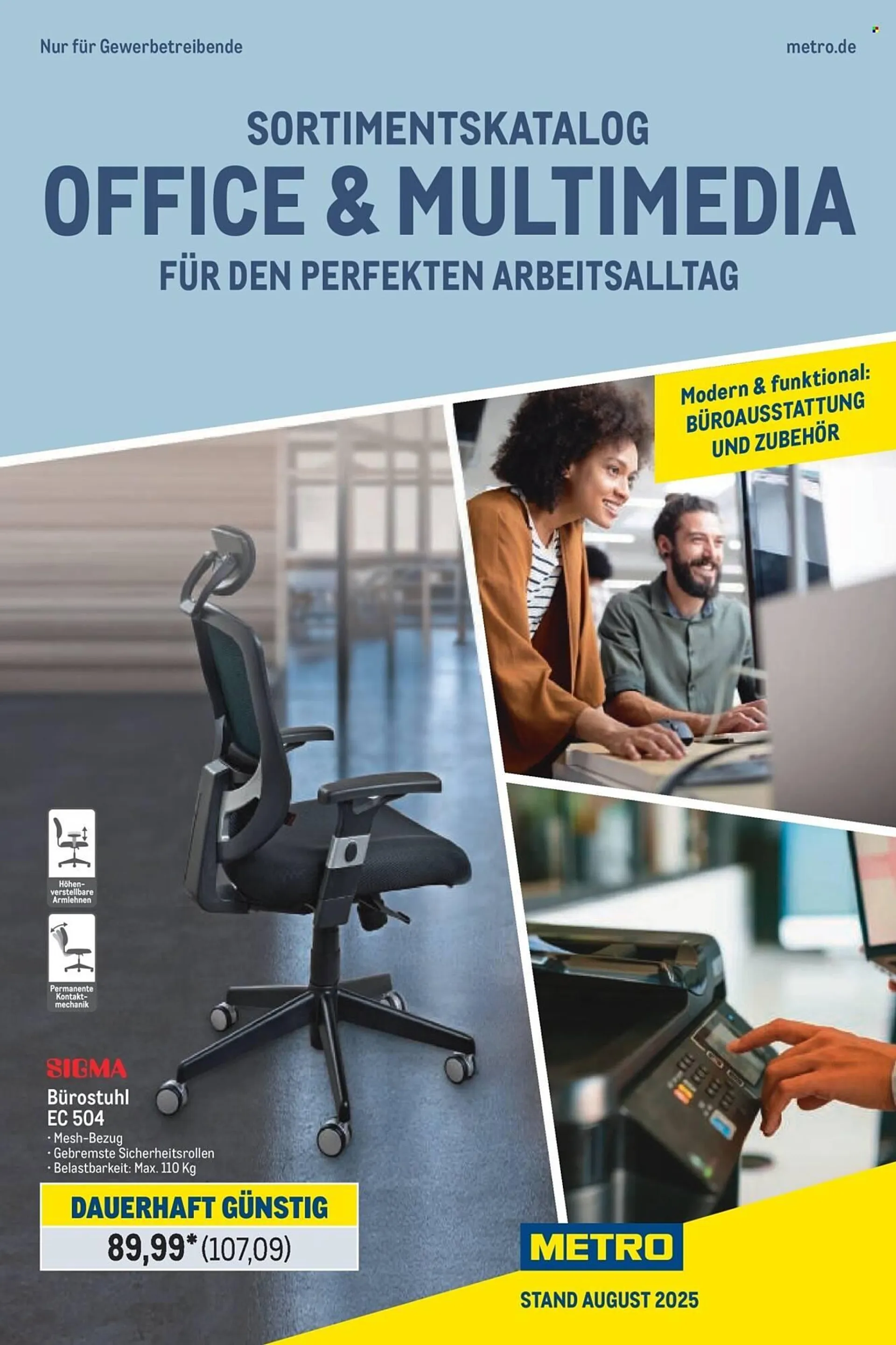 METRO Prospekt von 21. August bis 29. August 2025 - Prospekt seite 1