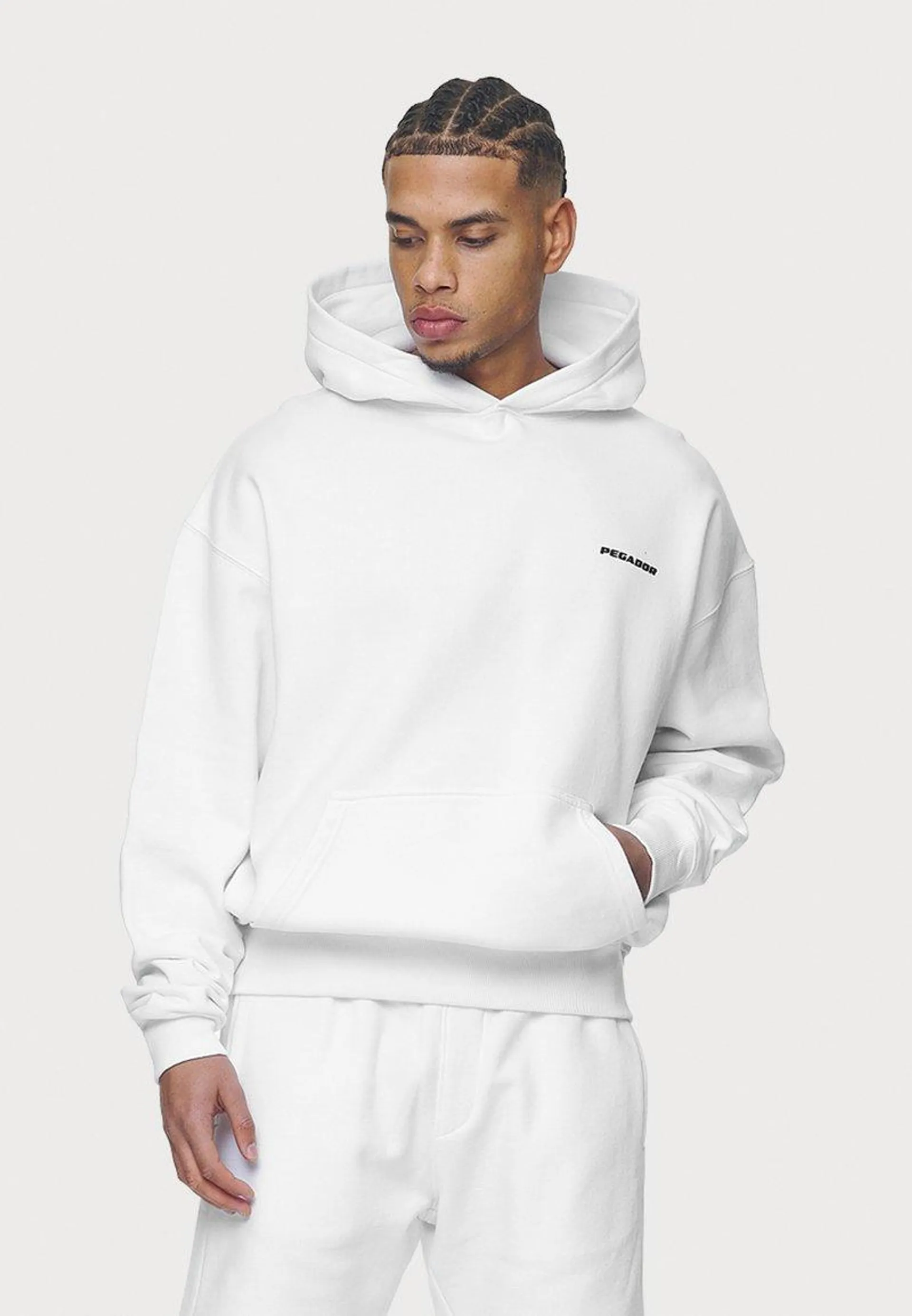 LOGO HOODIE - Hoodie - white