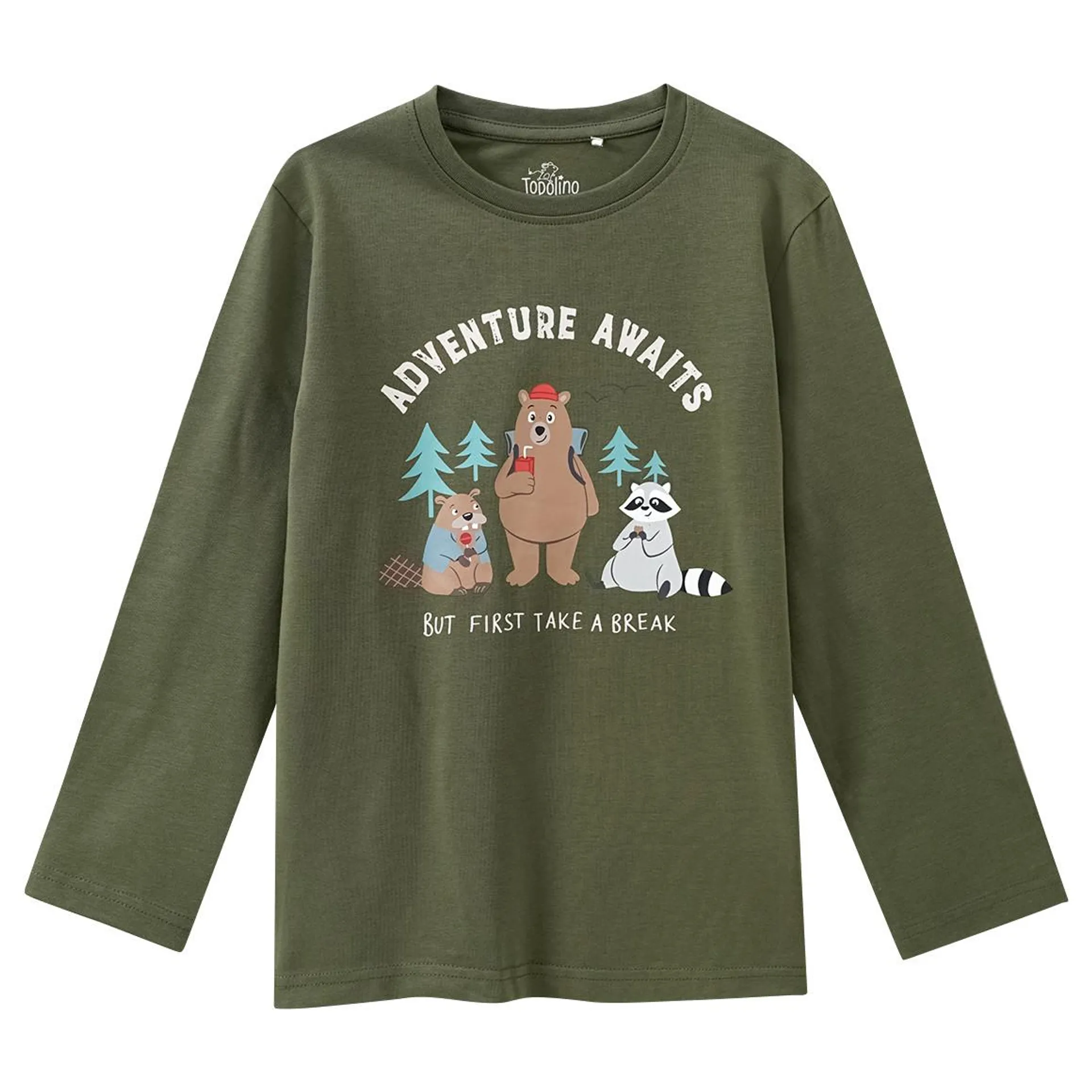 Kinder Langarmshirt mit Print