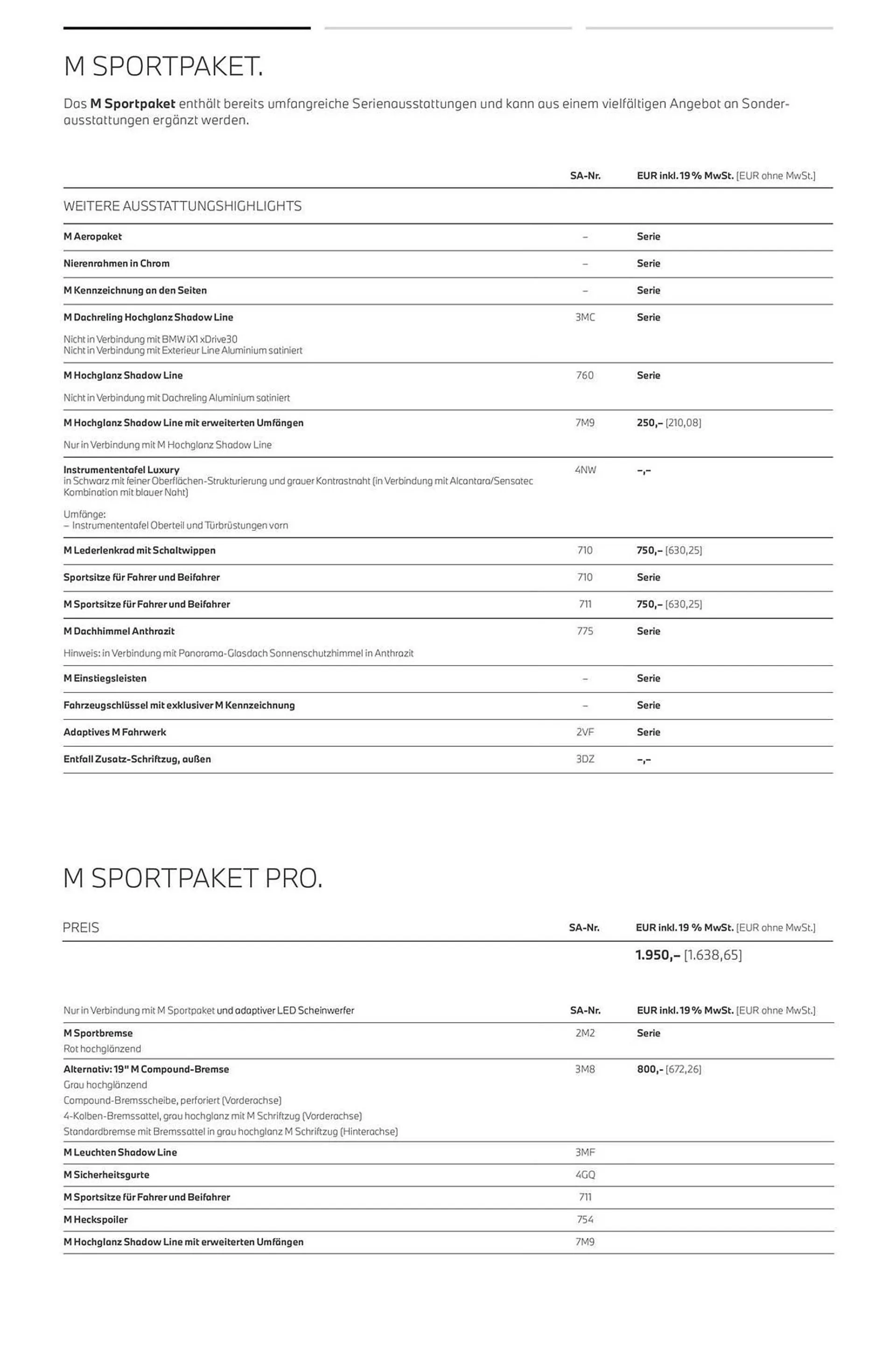 BMW Prospekt von 20. Oktober bis 20. Oktober 2024 - Prospekt seite 10