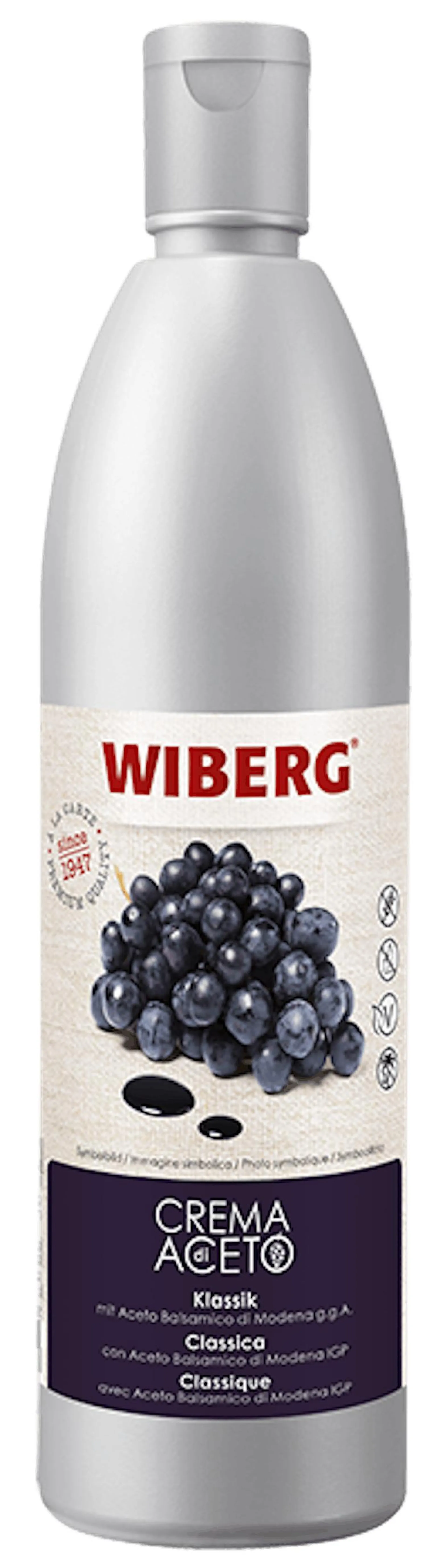 WIBERG Crema di Aceto Klassik Essigzubereitung mit Aceto Balsamico di Modena g.g.A. (500 ml)