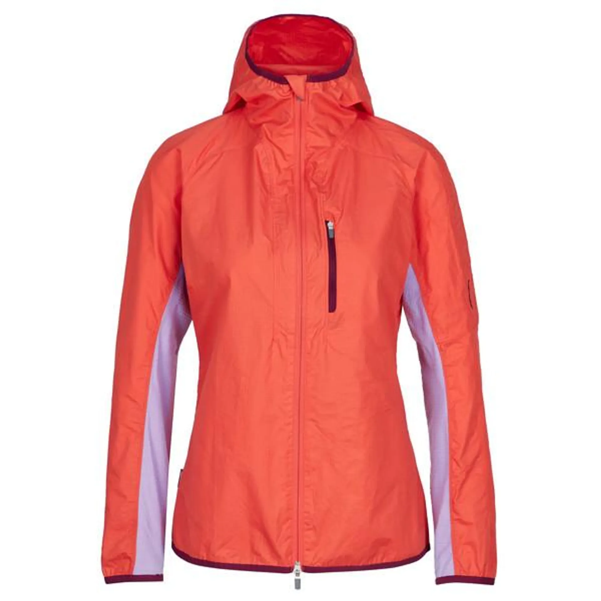 Icebreaker W MERINO SHELL+ COTTON WINDBREAKER Damen Windbreaker VIBRANT EARTH/PURPLE GAZE/CB