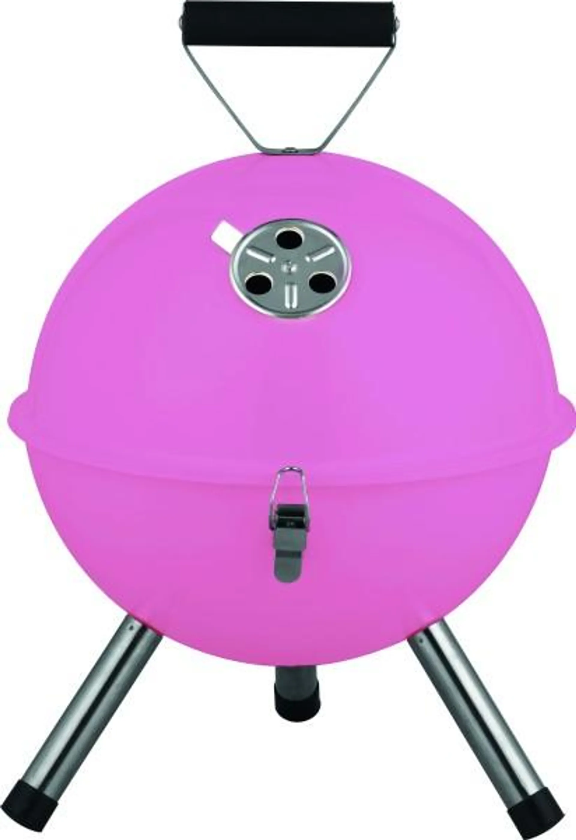 ACTIVA Kugelgrill Tischgrill Mallorca, Grün/Pink, Holzkohlegrill