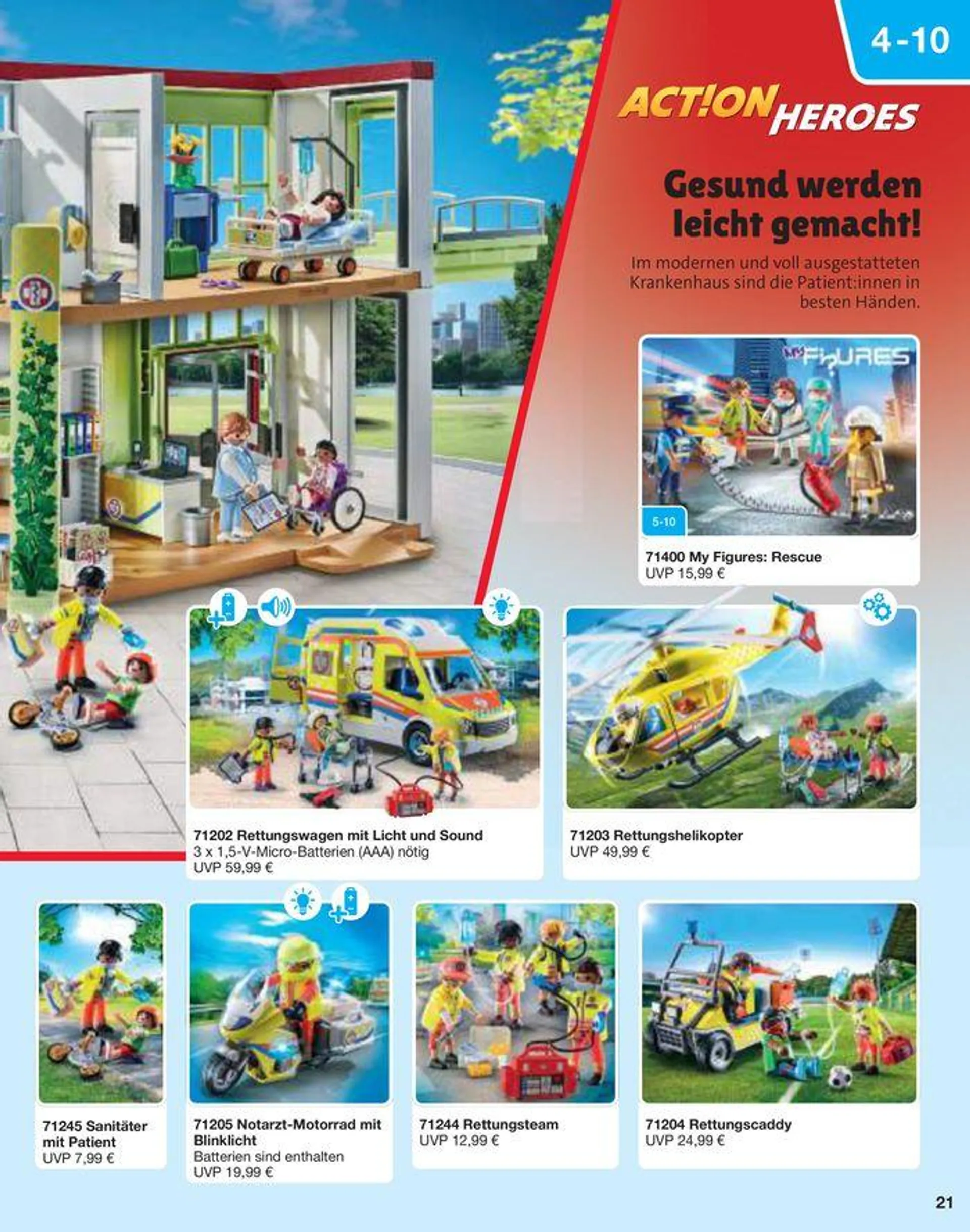 50 Years Of Playmobil von 9. Juli bis 31. Dezember 2024 - Prospekt seite 21