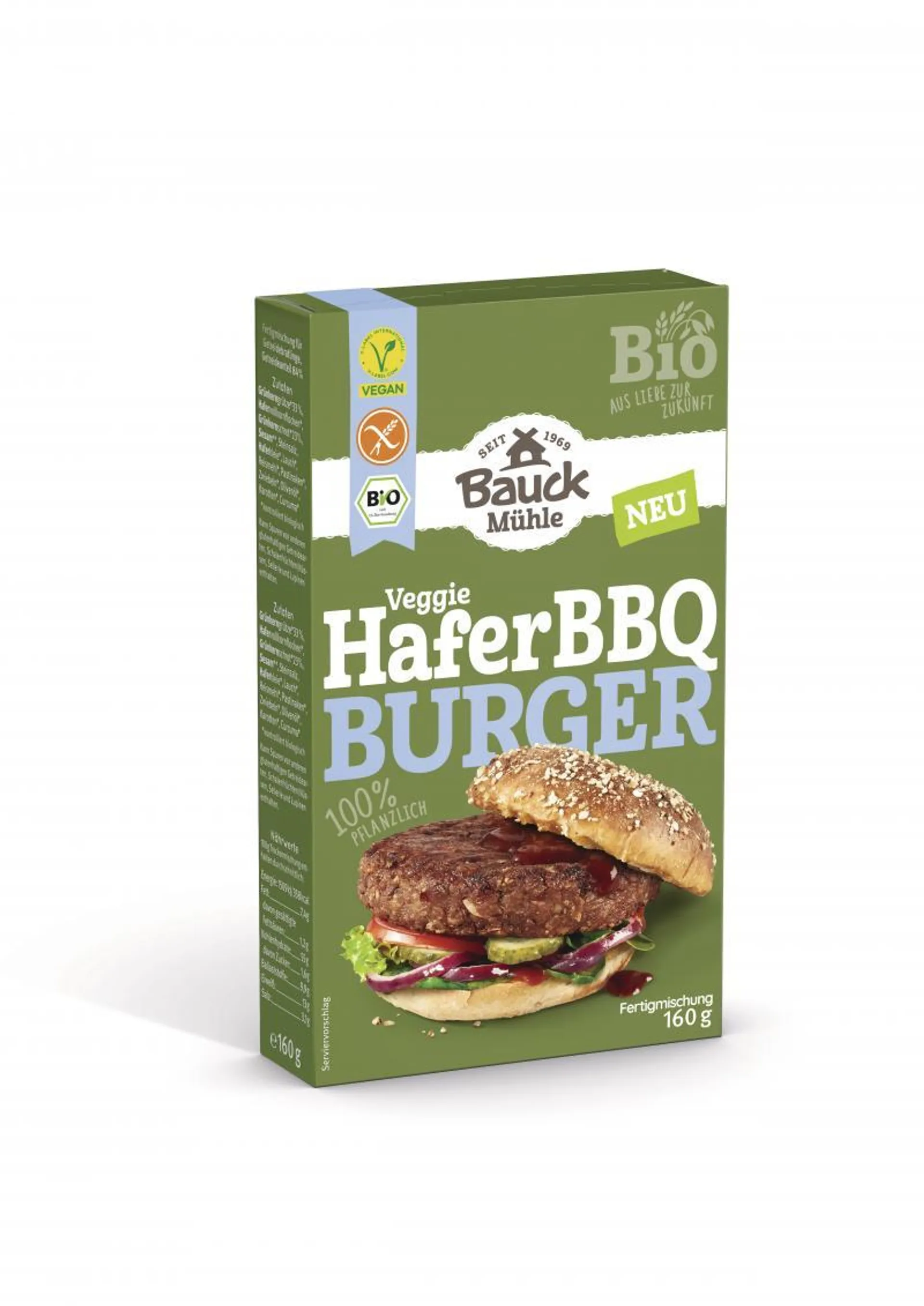 Bauckhof Hafer BBQ Burger gf 150g