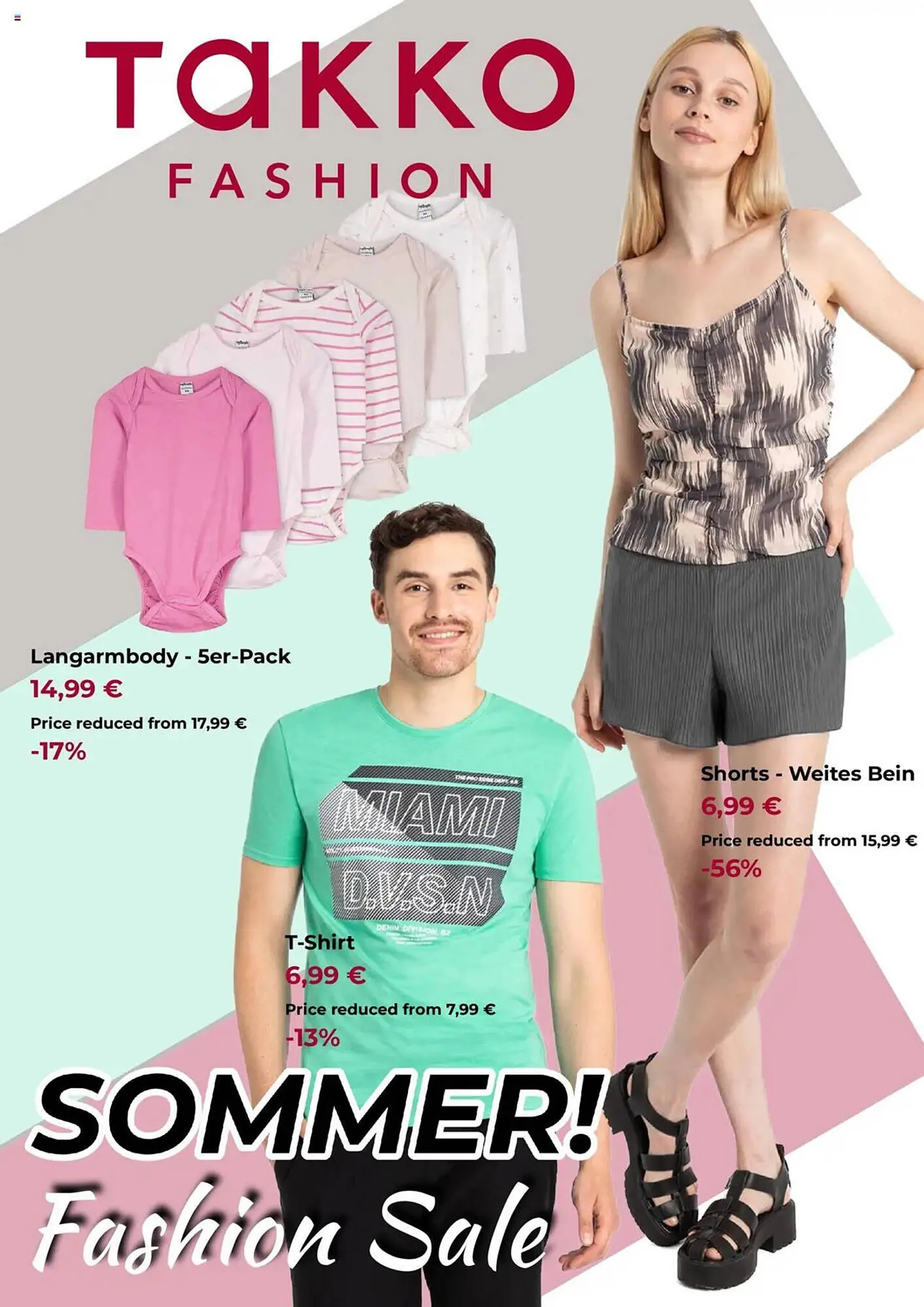 Takko Fashion Prospekt von 6. Juni bis 6. Juli 2025 - Prospekt seite 1