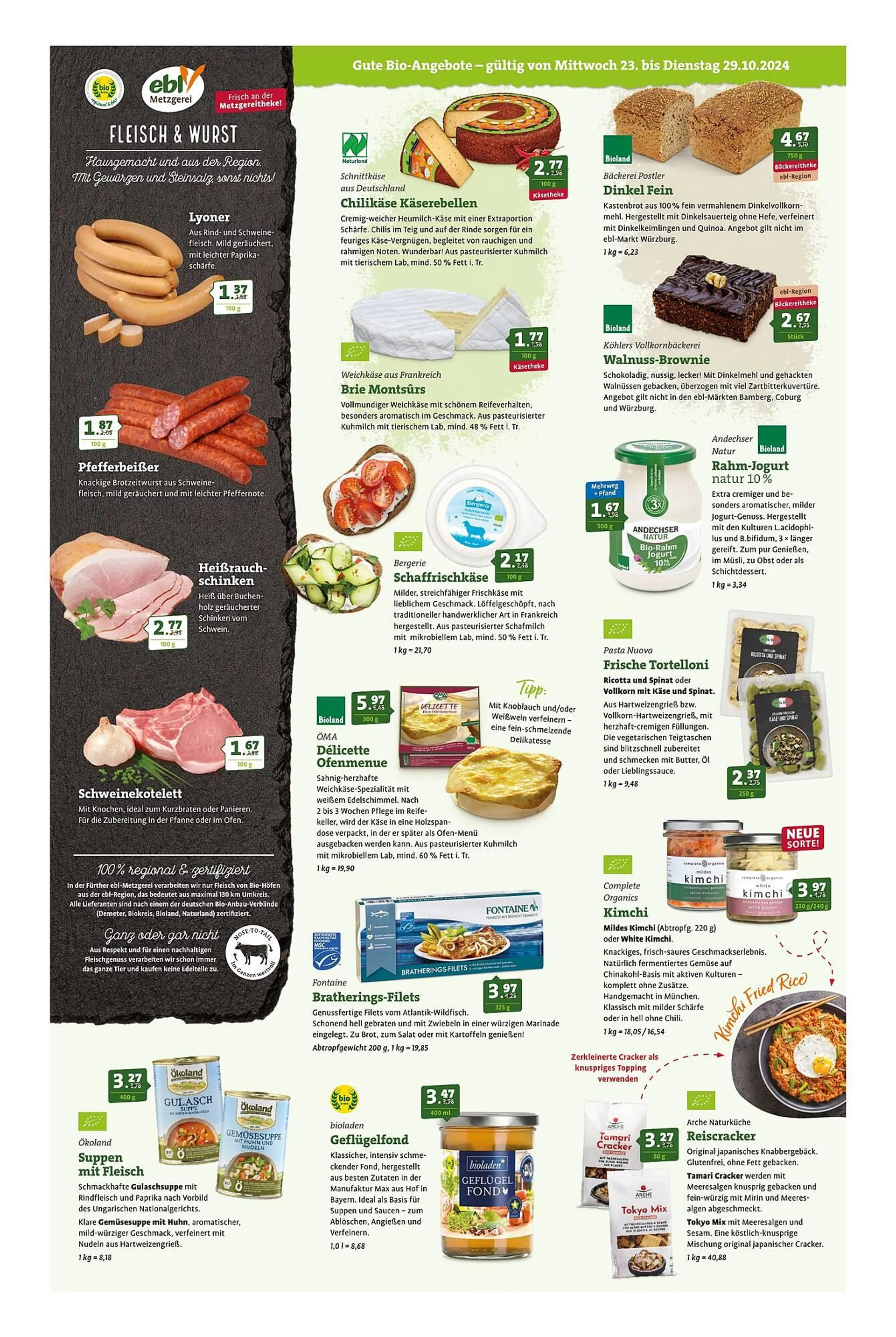 Ebl Naturkost Prospekt von 28. Oktober bis 29. Oktober 2024 - Prospekt seite 2