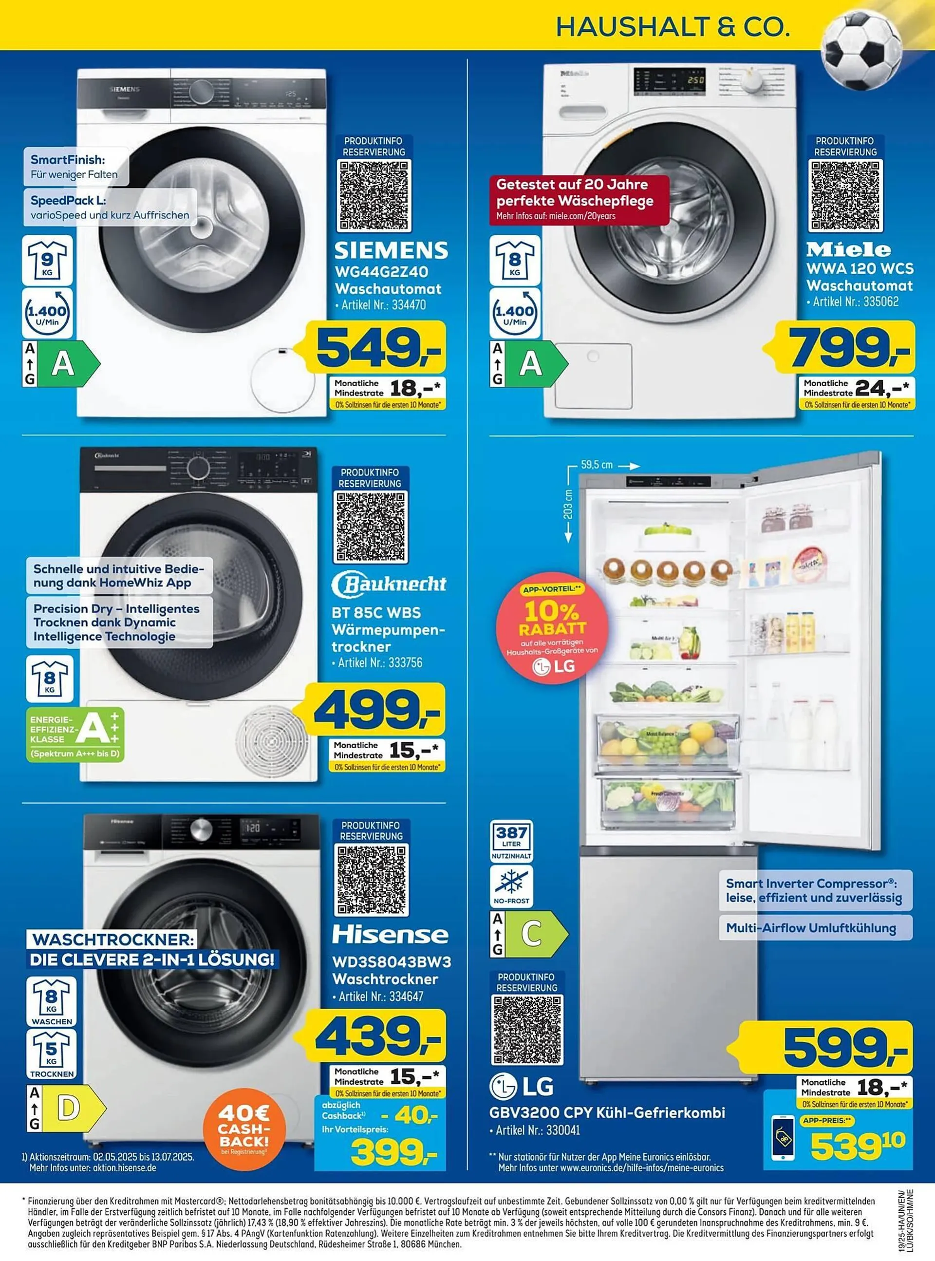 Euronics Berlet Prospekt von 3. Mai bis 17. Mai 2025 - Prospekt seite 19