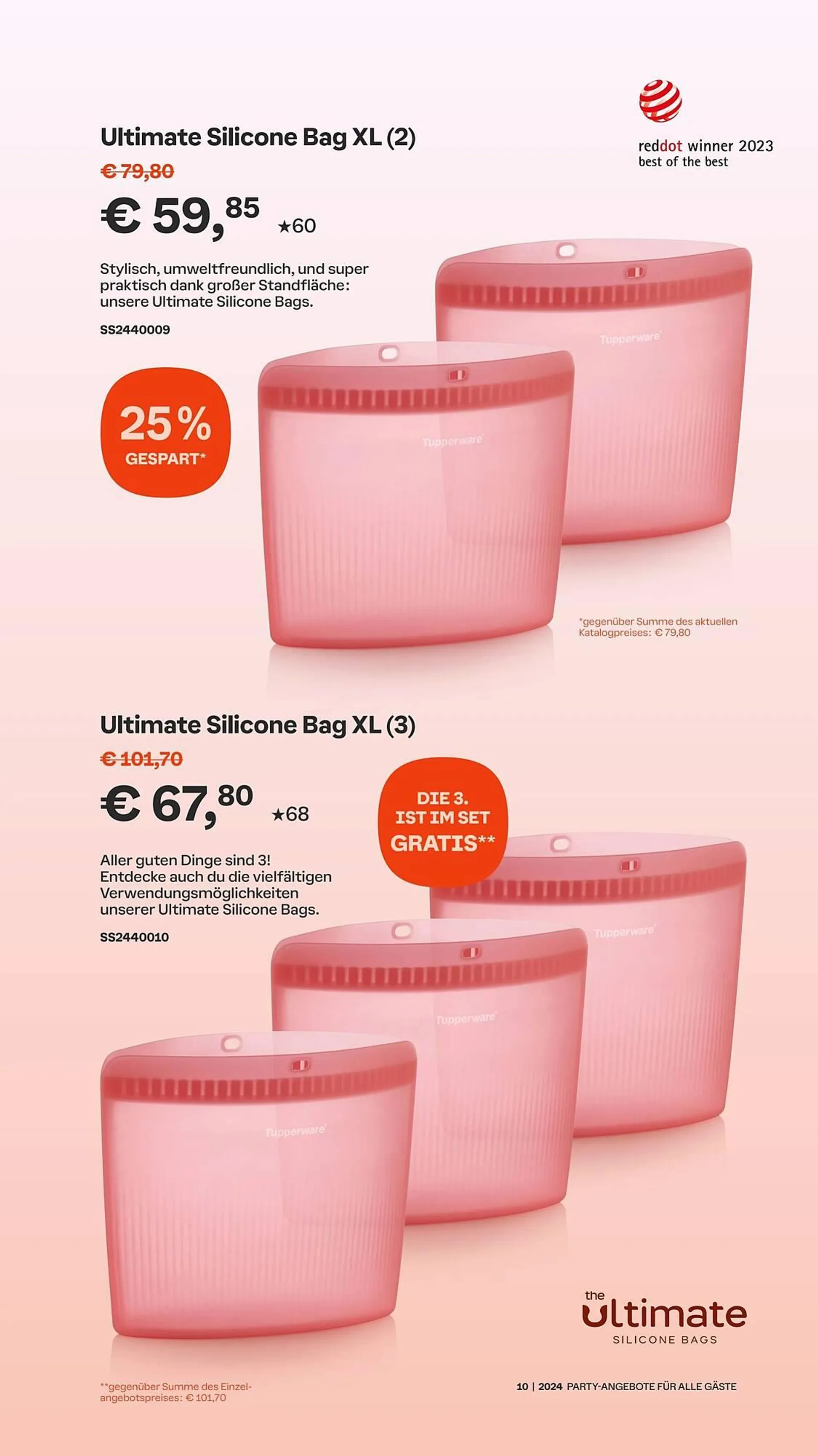 Tupperware Prospekt von 30. September bis 4. November 2024 - Prospekt seite 10