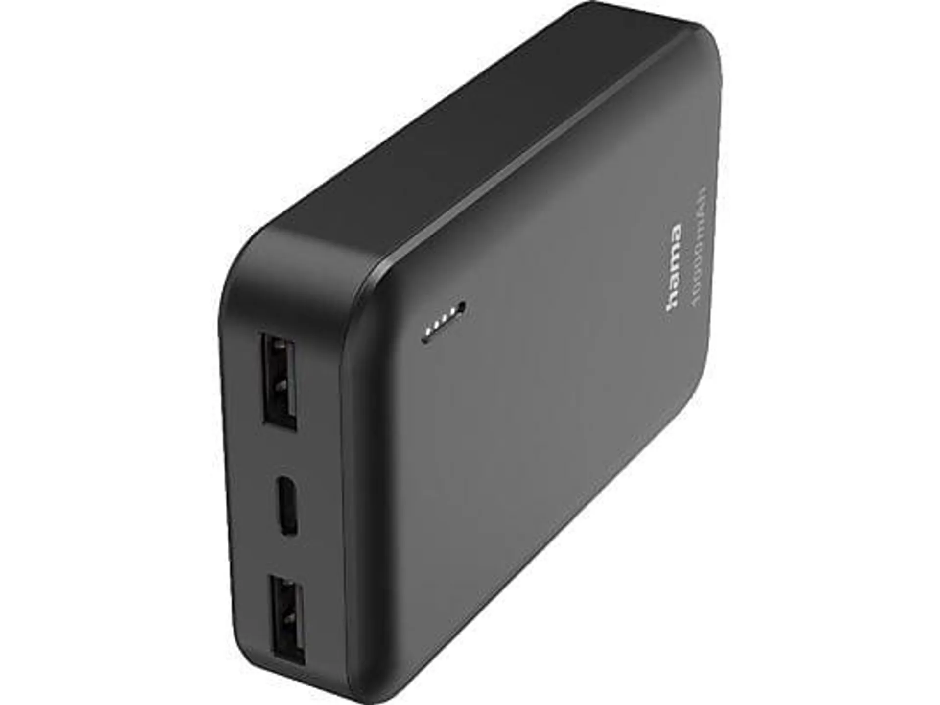 HAMA Pocket 5 Powerbank 10000 mAh Grau/Anthrazit