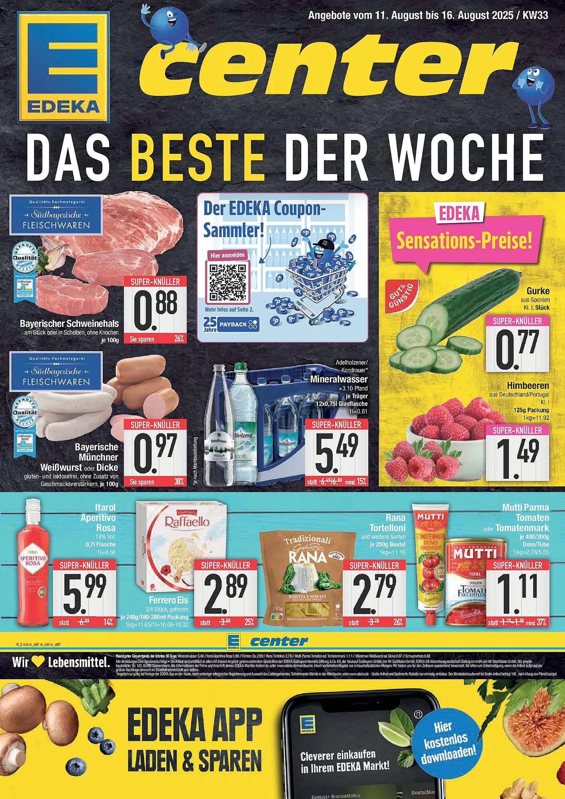 E-Center Prospekt von 11. August bis 16. August 2025 - Prospekt seite 1
