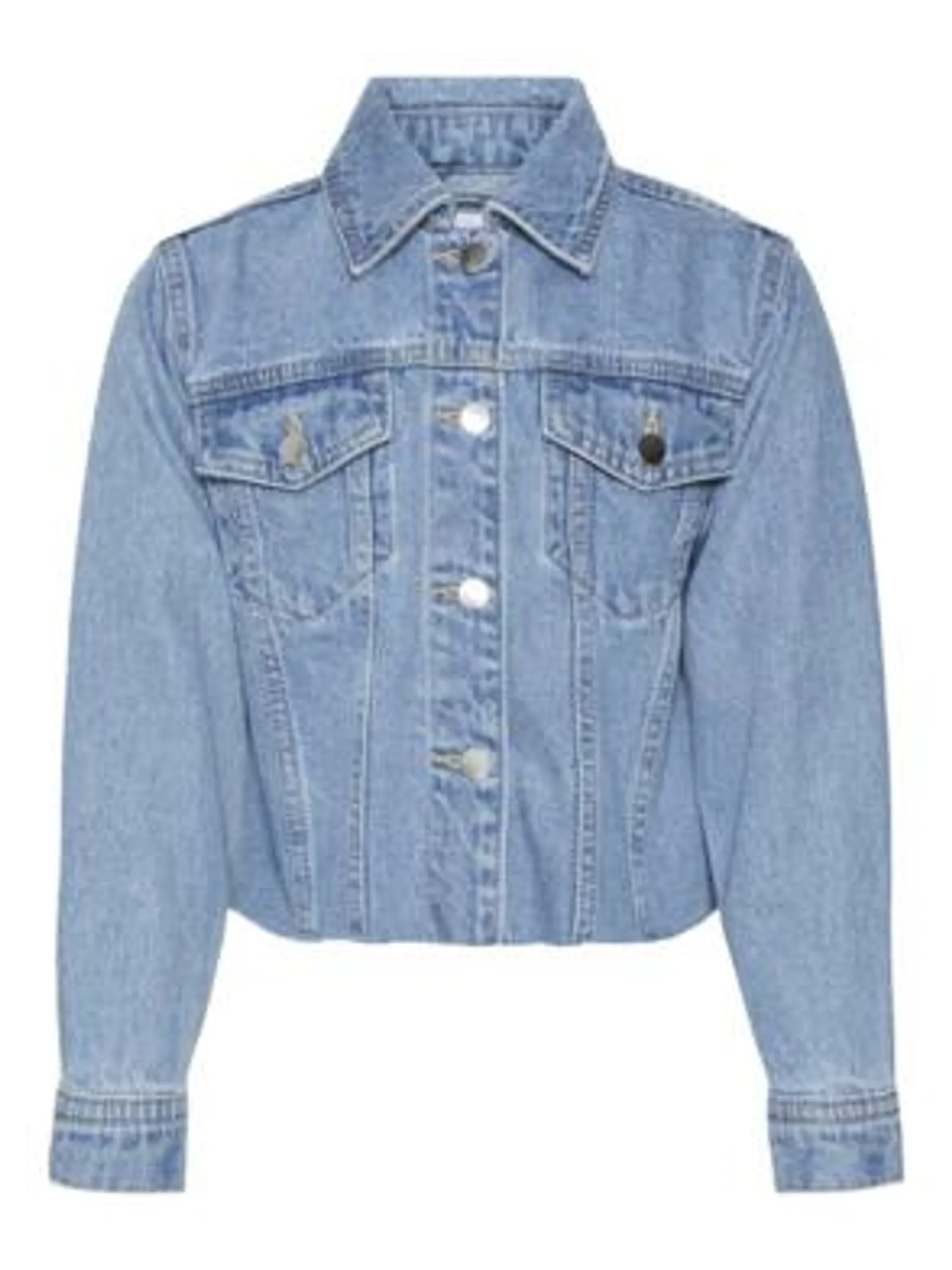 VMLOLA LS CROPPED DENIM JACKET GIRL