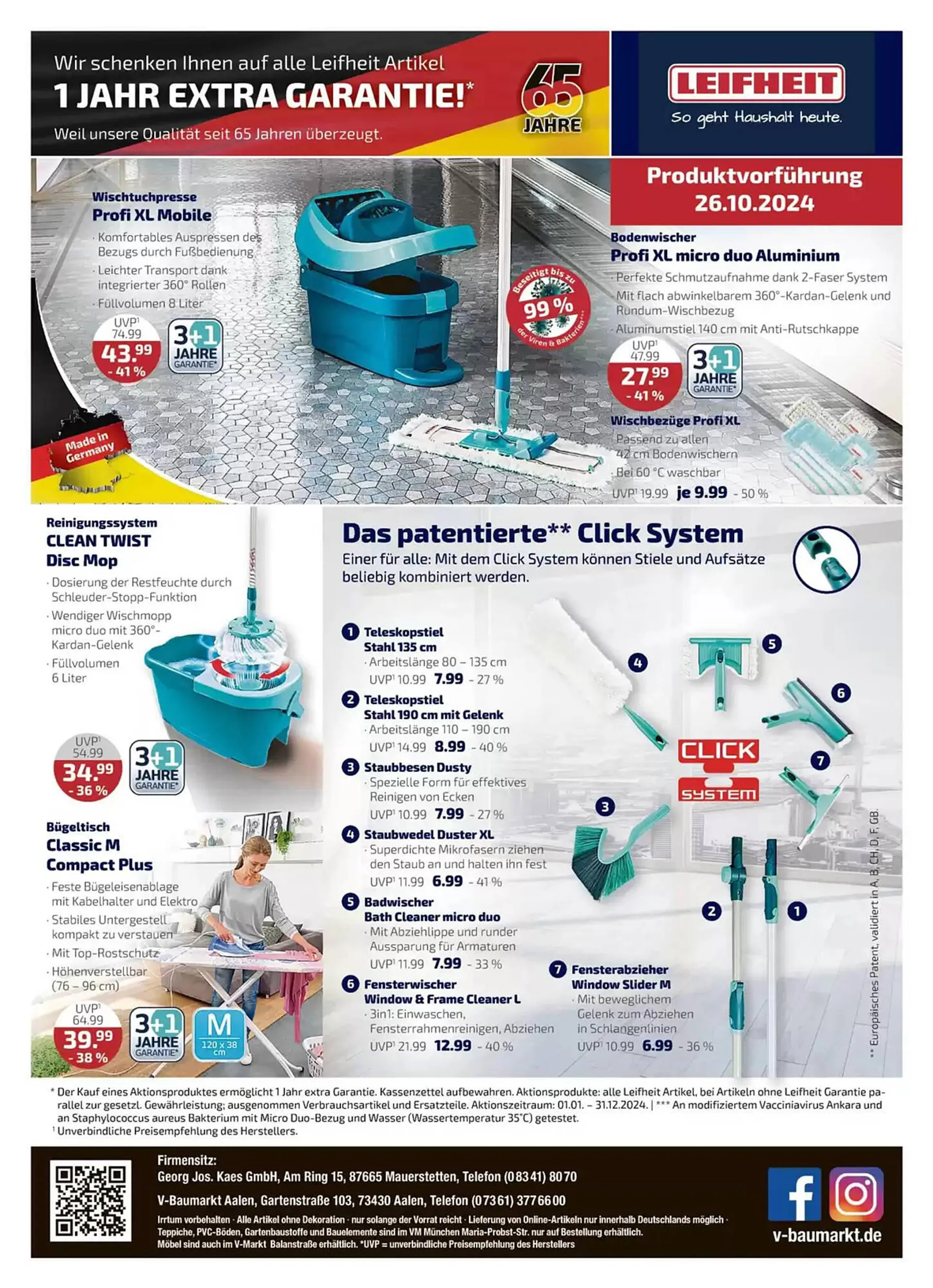 V Baumarkt Prospekt von 24. Oktober bis 30. Oktober 2024 - Prospekt seite 12