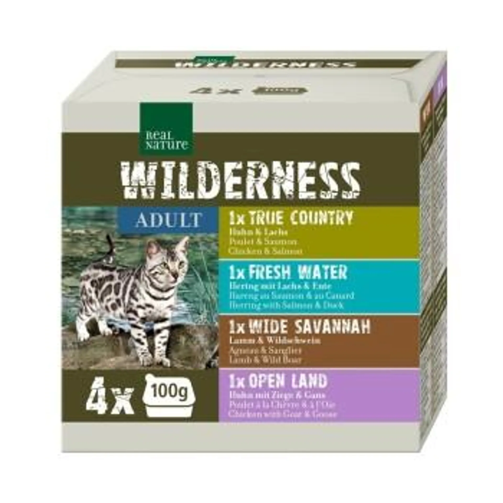 REAL NATURE Wilderness Adult 4x100 g Multipack 2