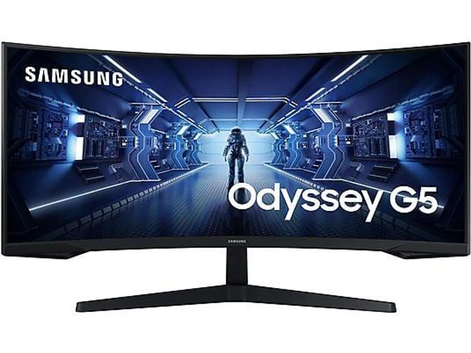 SAMSUNG LC34G55TWWRXEN 34 Zoll UWQHD Ultra Wide Gaming Monitor (1 ms Reaktionszeit , 165 Hz , 144 Hz nativ)