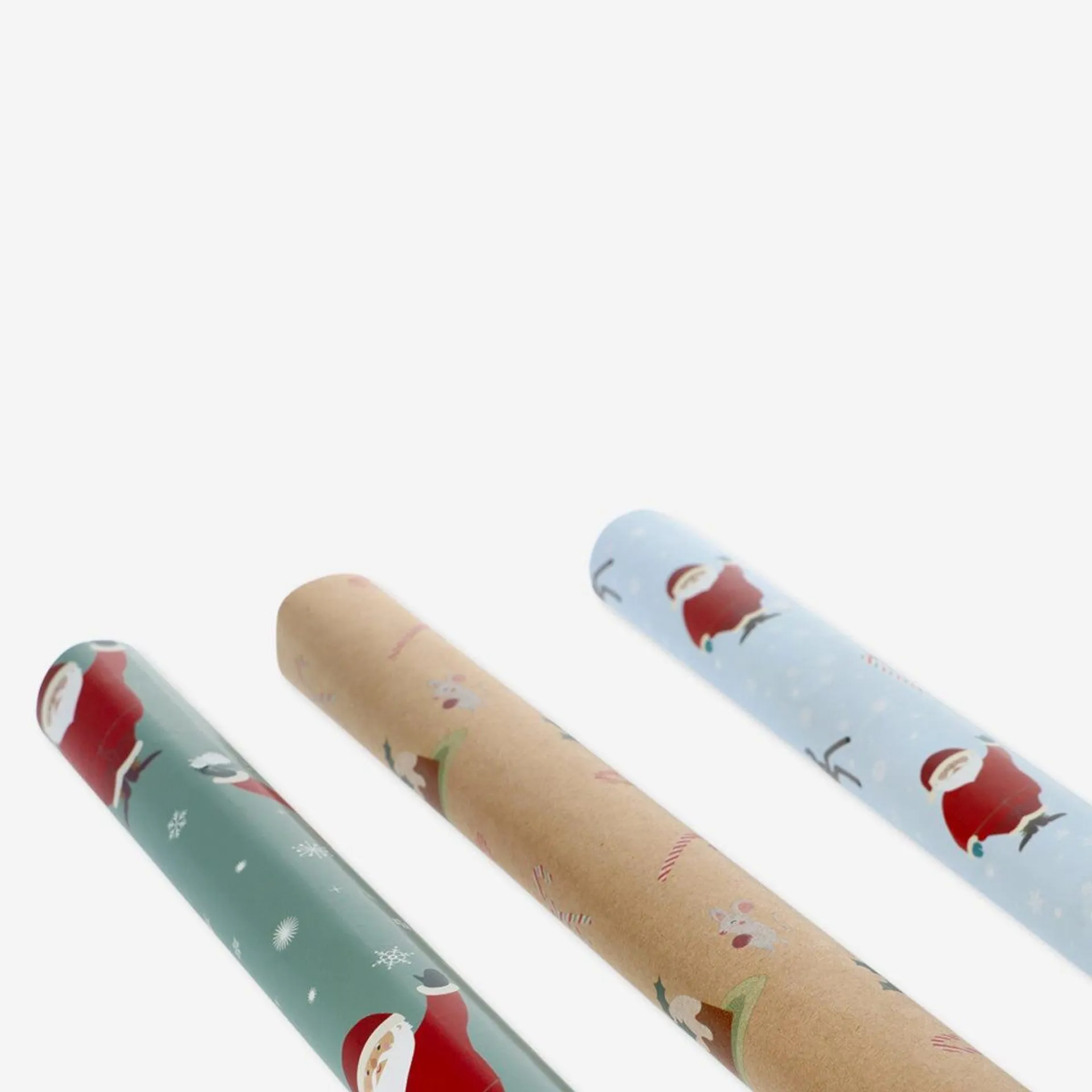 Papel de regalo. 3 rollos.