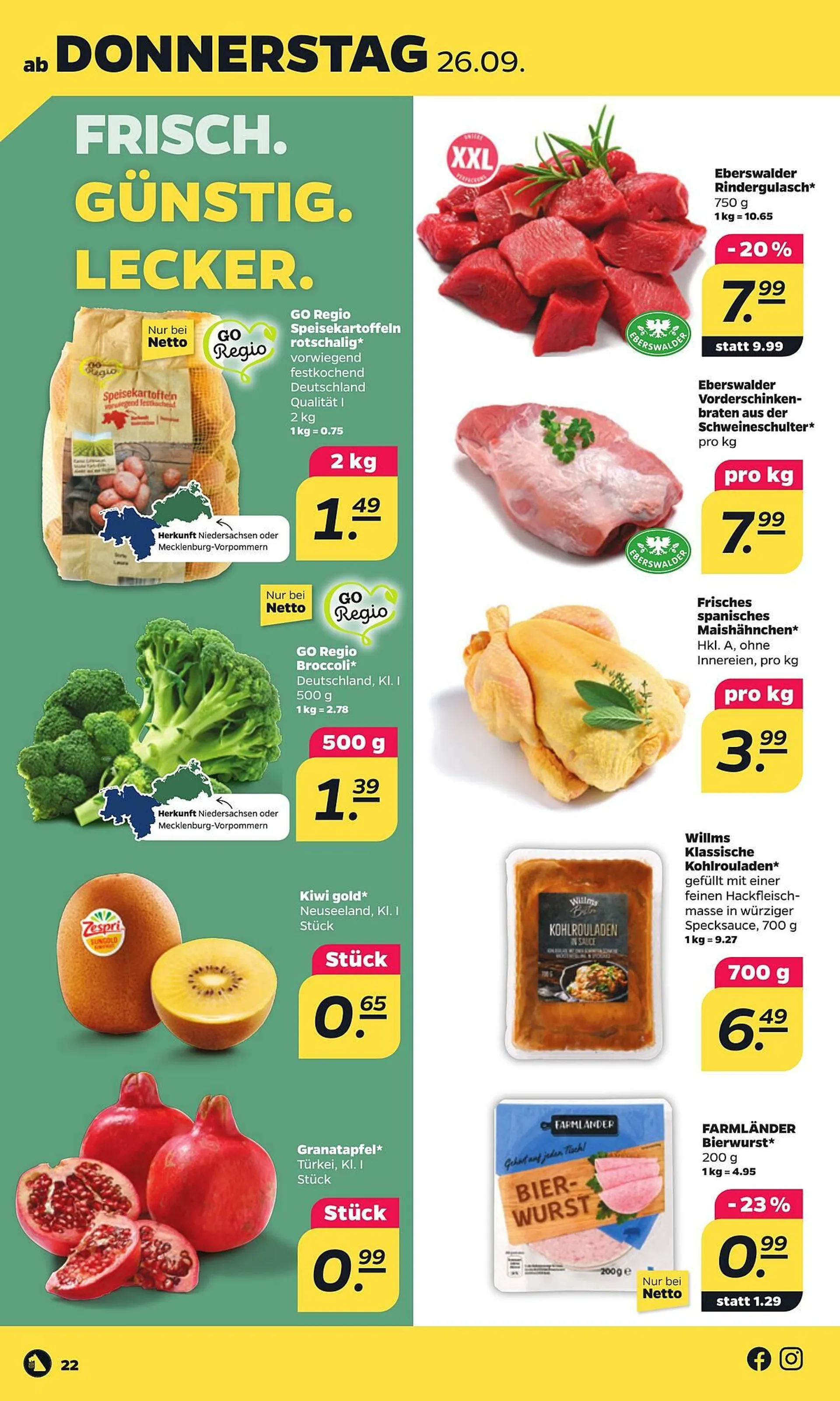 NETTO Prospekt von 23. September bis 28. September 2024 - Prospekt seite 26