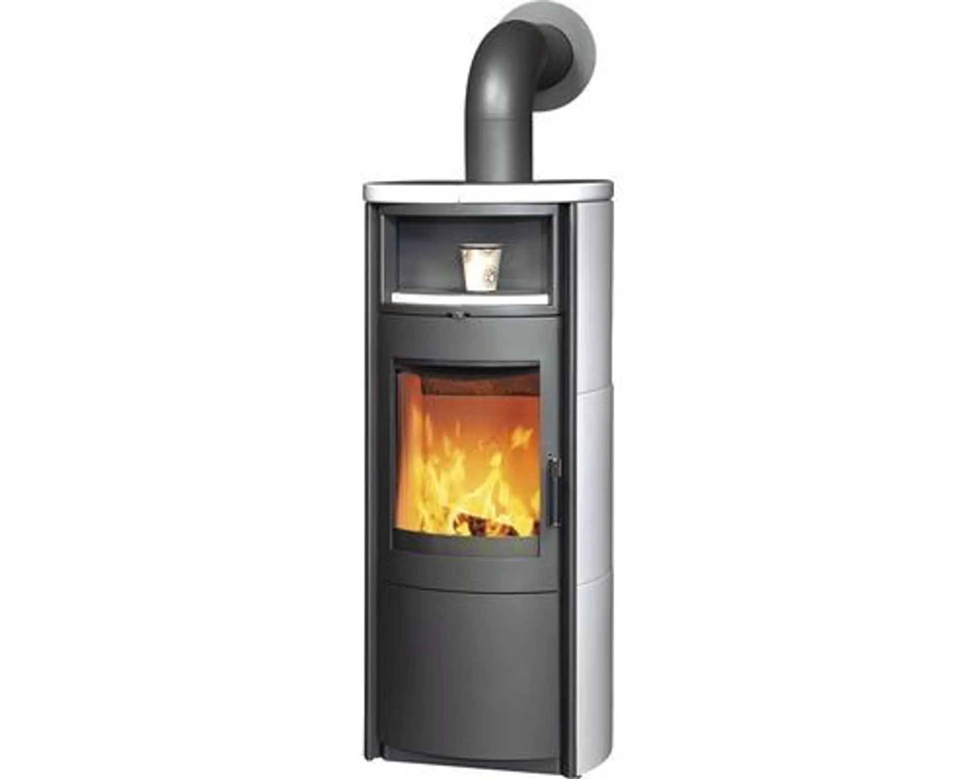 Kaminofen Hark Nika ECOplus Keramik creme-weiß 7 kW