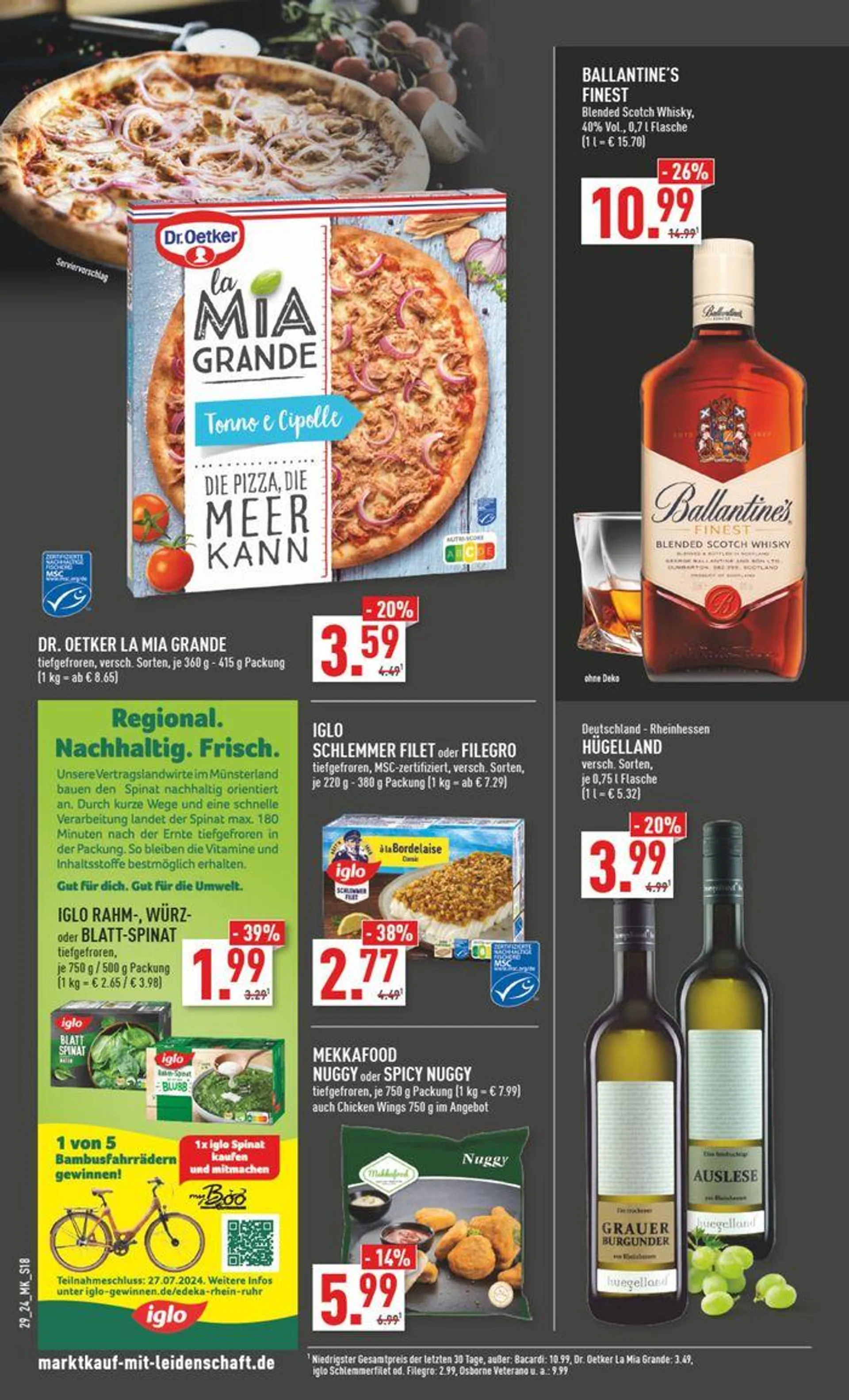 Tolles Angebot für Schnäppchenjäger von 16. Juli bis 30. Juli 2024 - Prospekt seite 18