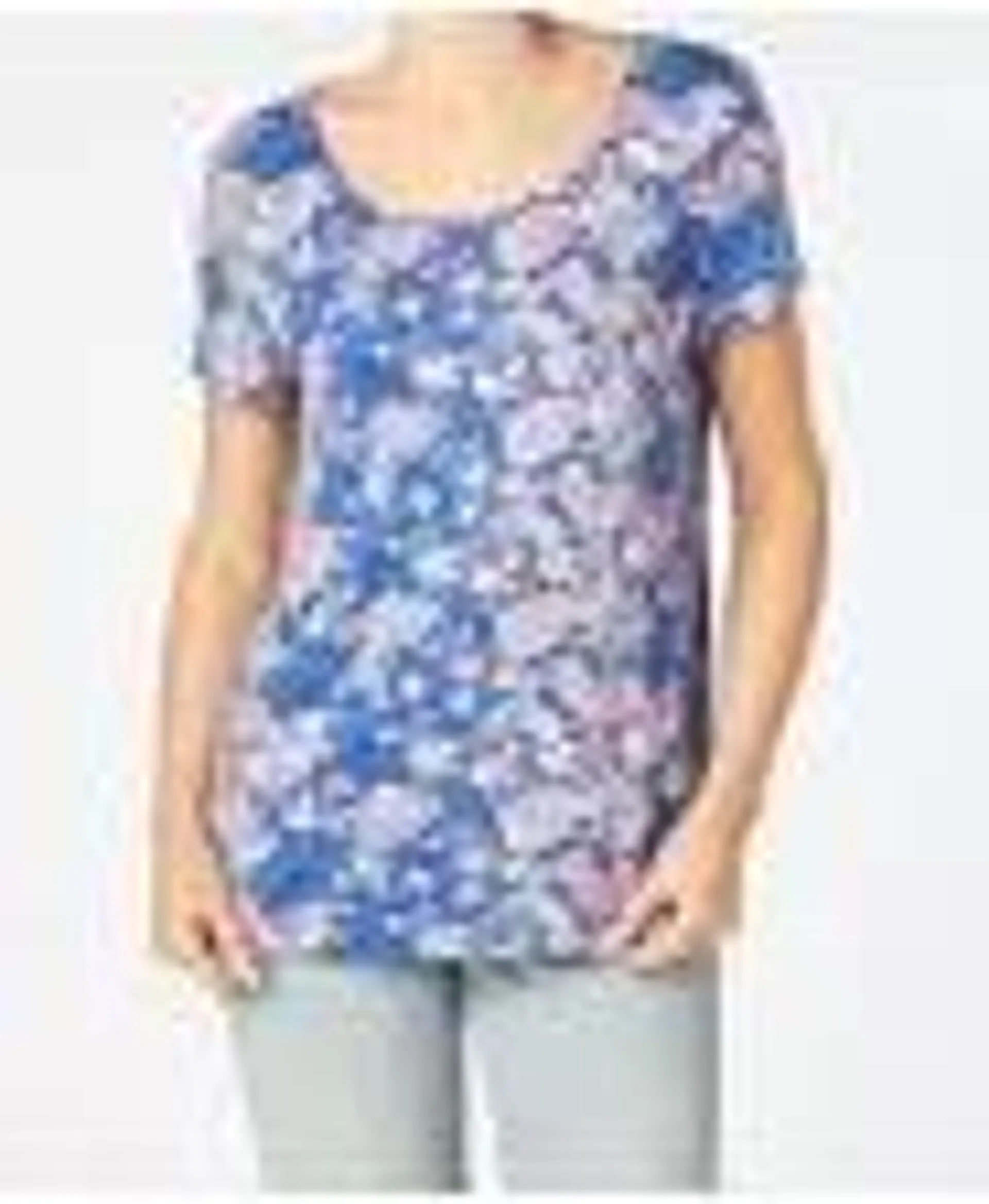 T-Shirt Paisley Janina, Rundhalsausschnitt