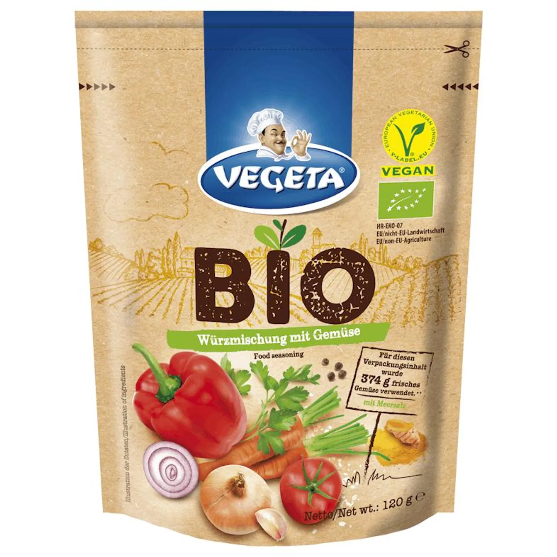 VEGETA BIO Würzmischung mit Gemüse (120 g)