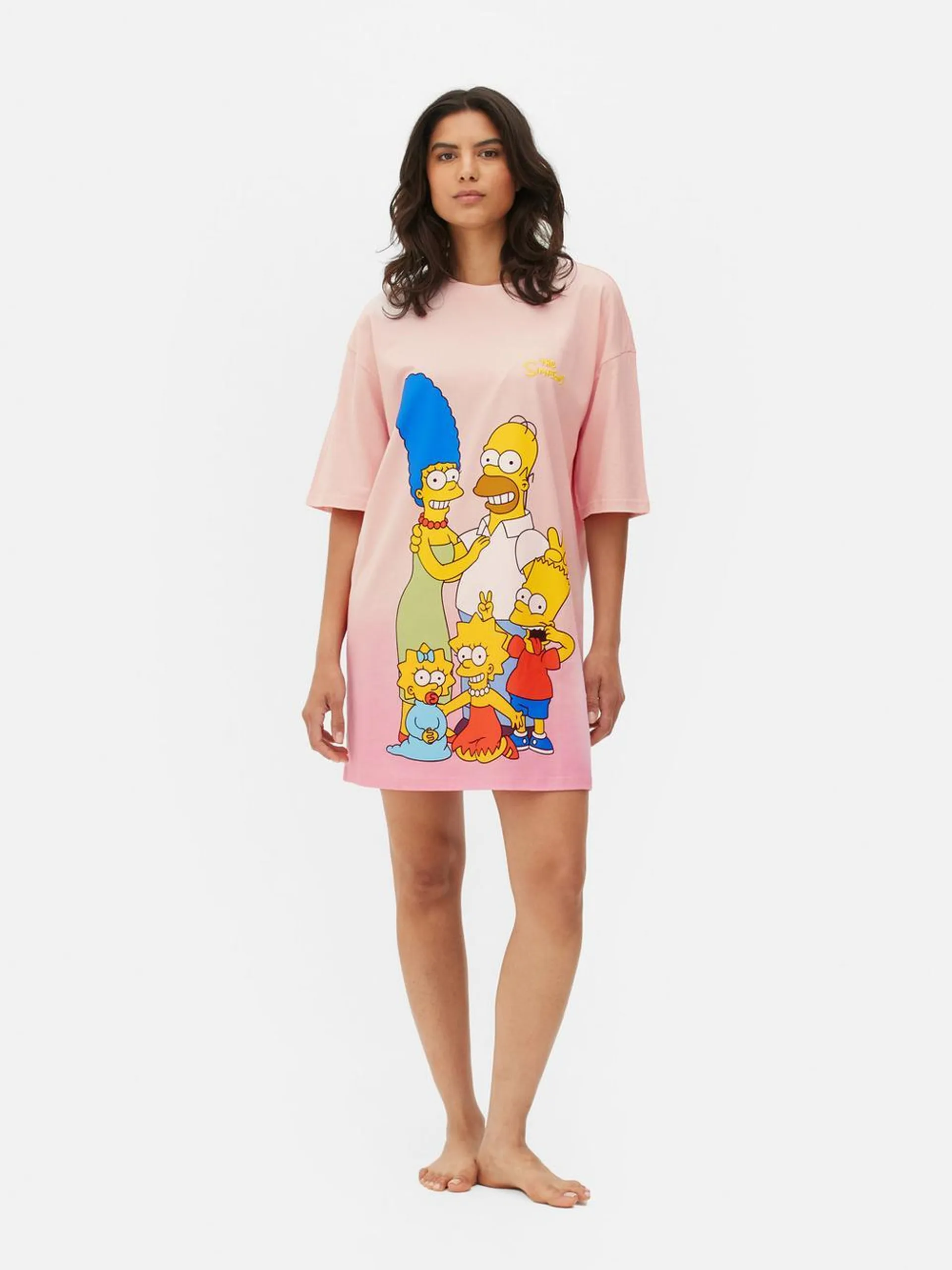 „The Simpsons“ Schlafshirt im Ombré-Look