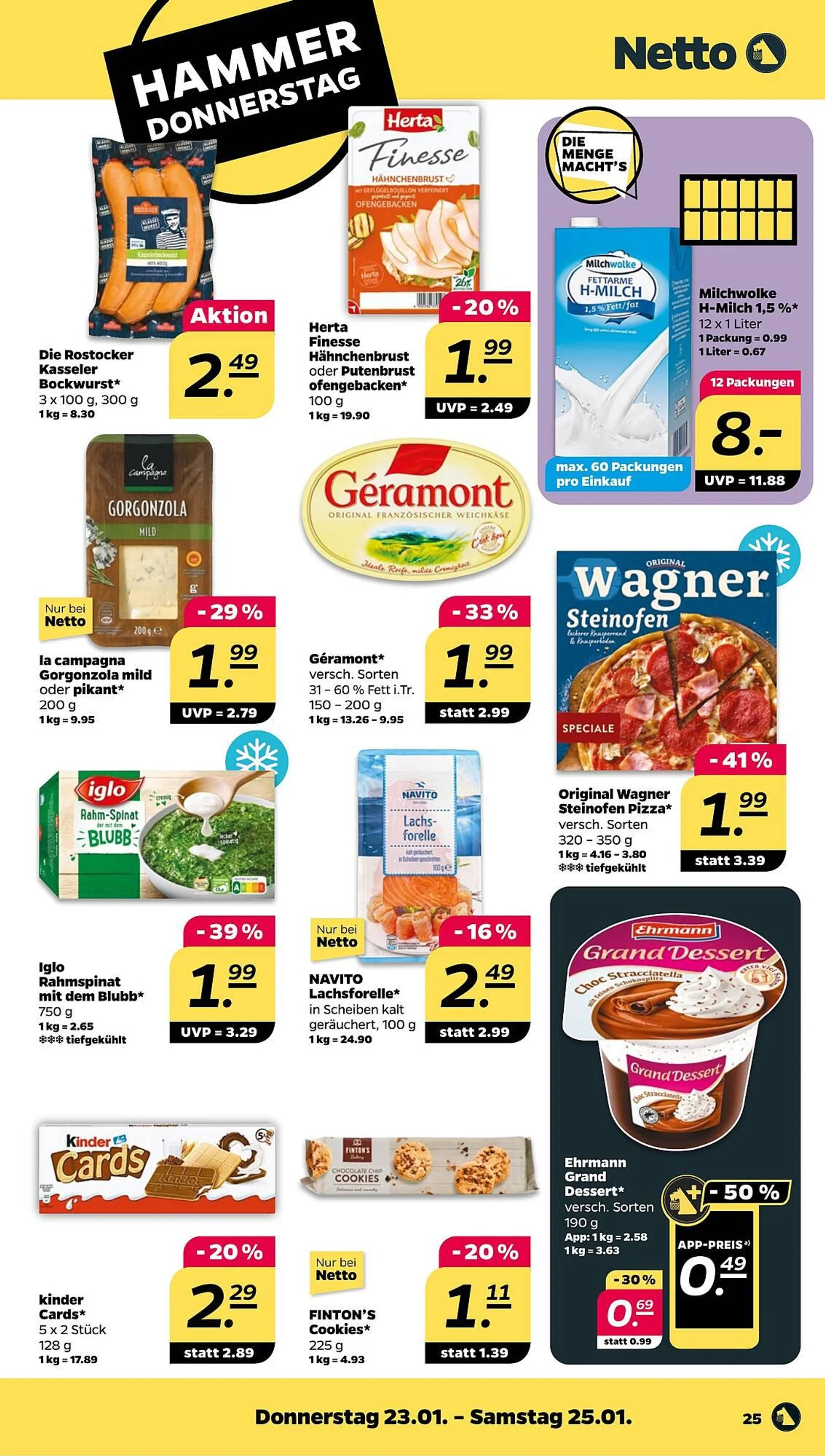 NETTO Prospekt von 20. Januar bis 25. Januar 2025 - Prospekt seite 25