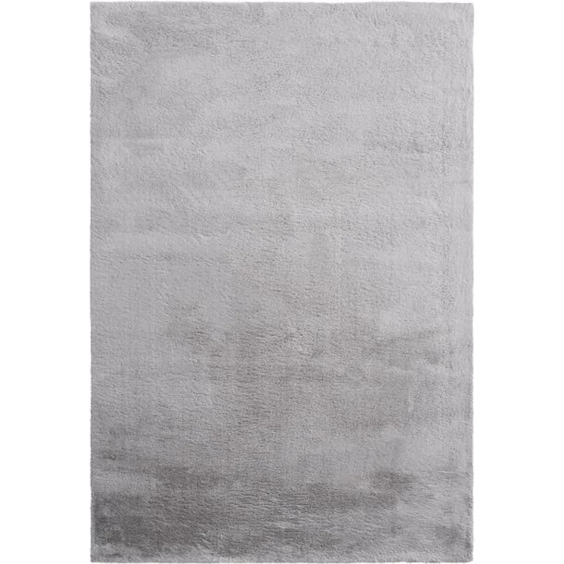 Teppich Fuzzy Grey Kunstfell 120 x 170 cm grau