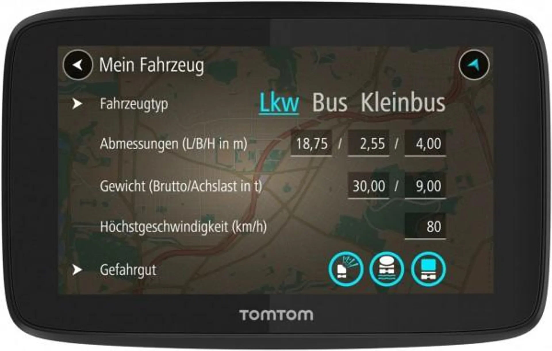 TomTom GO Professional 520 Mobiles Navigationsgerät