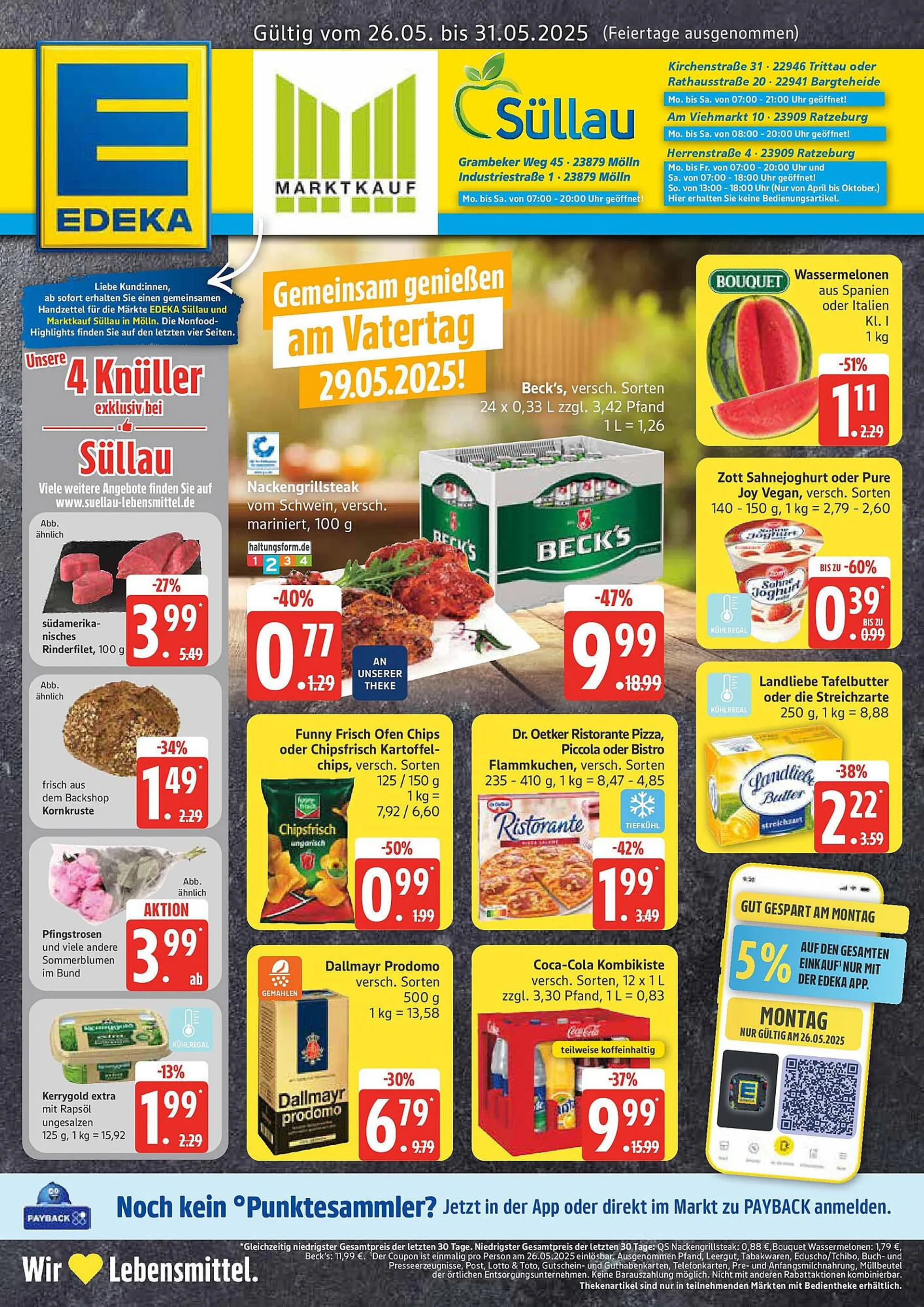 Marktkauf Prospekt von 25. Mai bis 31. Mai 2025 - Prospekt seite 1