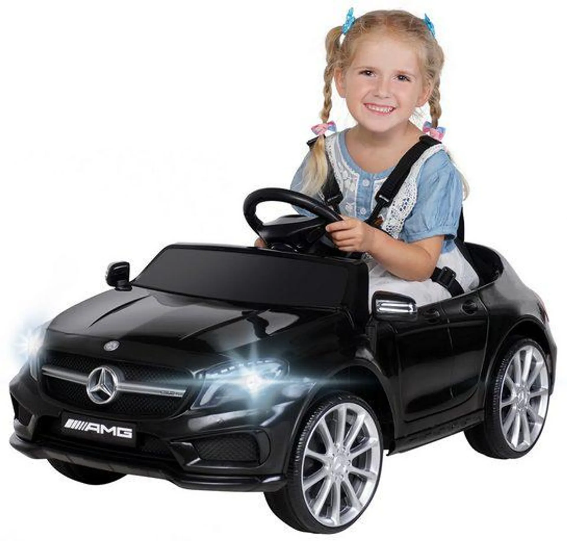 Actionbikes Motors Elektro-Kinderauto Mercedes Benz GLA 45 AMG Kinder Elektroauto mit Fernbedienung, Belastbarkeit 30 kg, Kinder Elektro Auto / Kinderauto