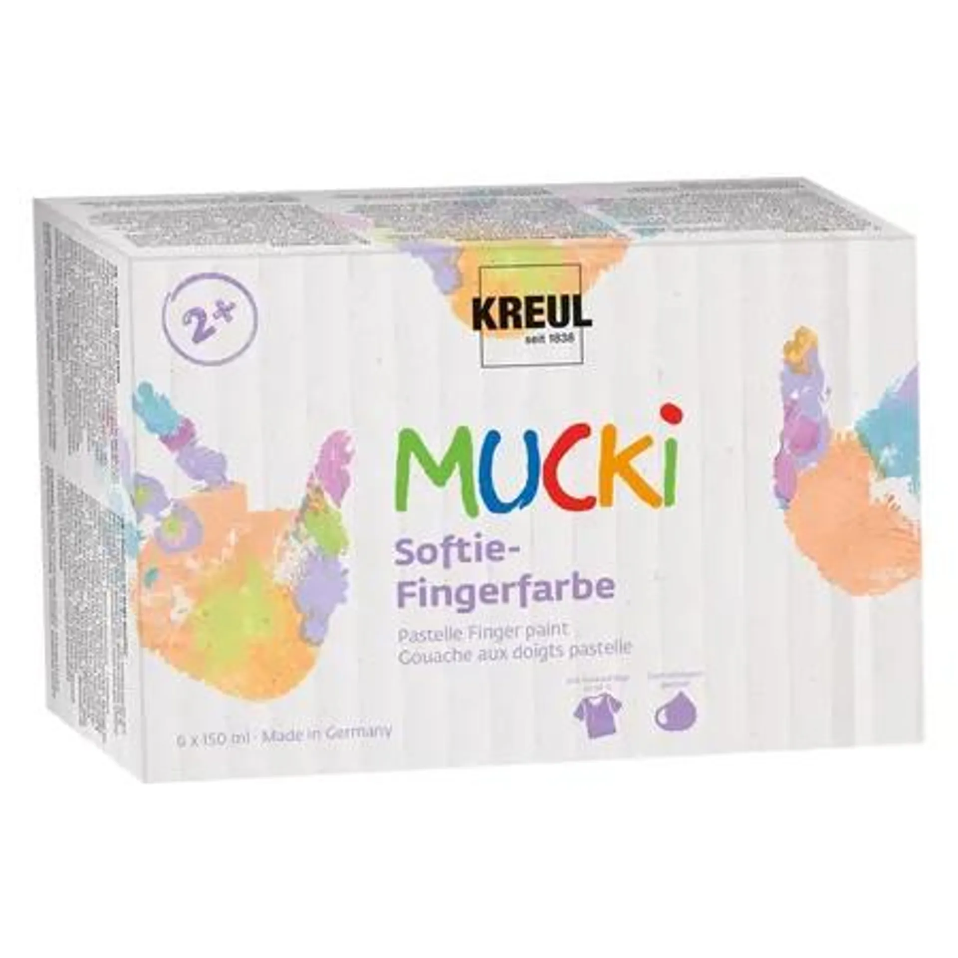 MUCKI Softie-Fingerfarbe 6er Set