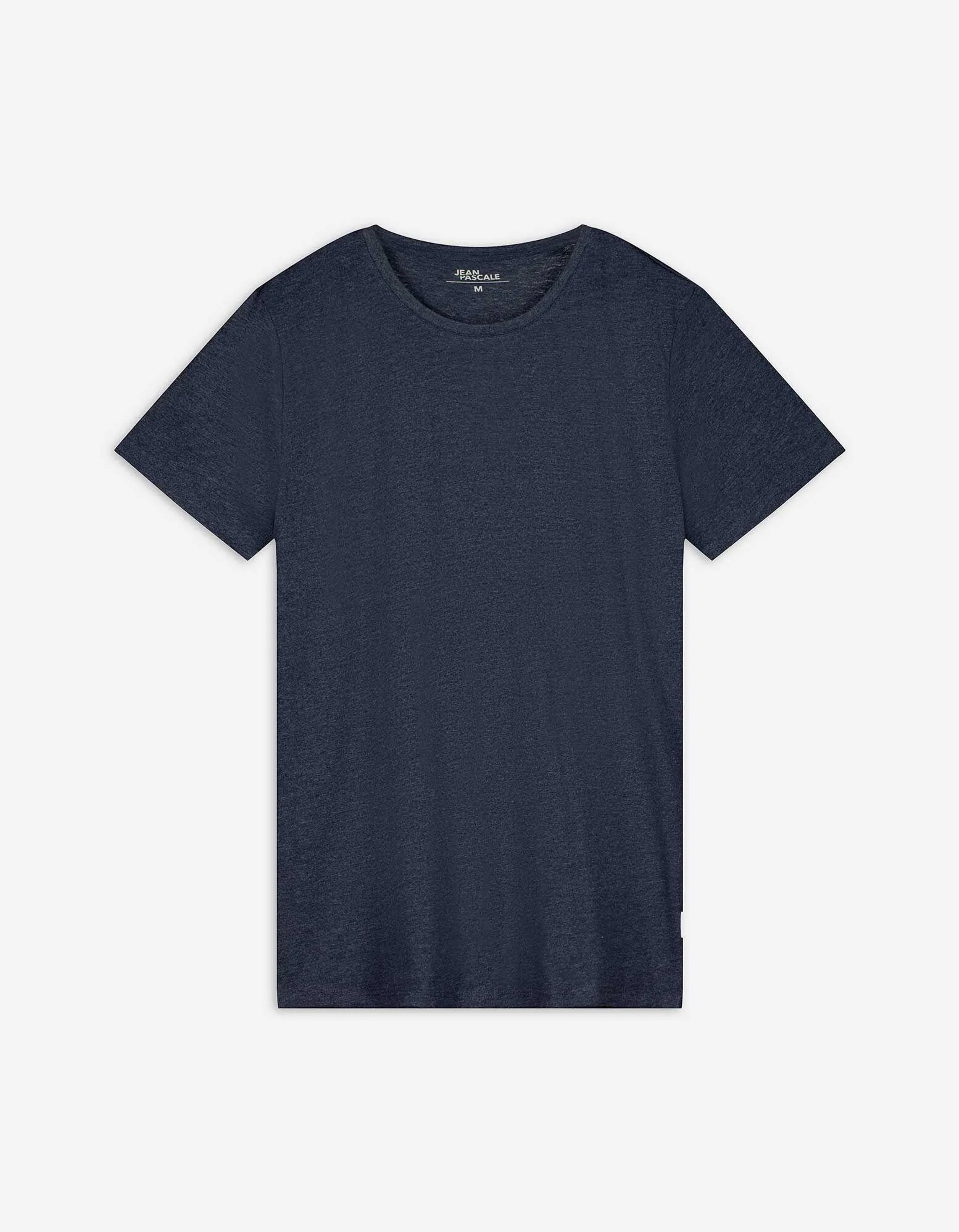 T-Shirt - Meliert - dunkelblau