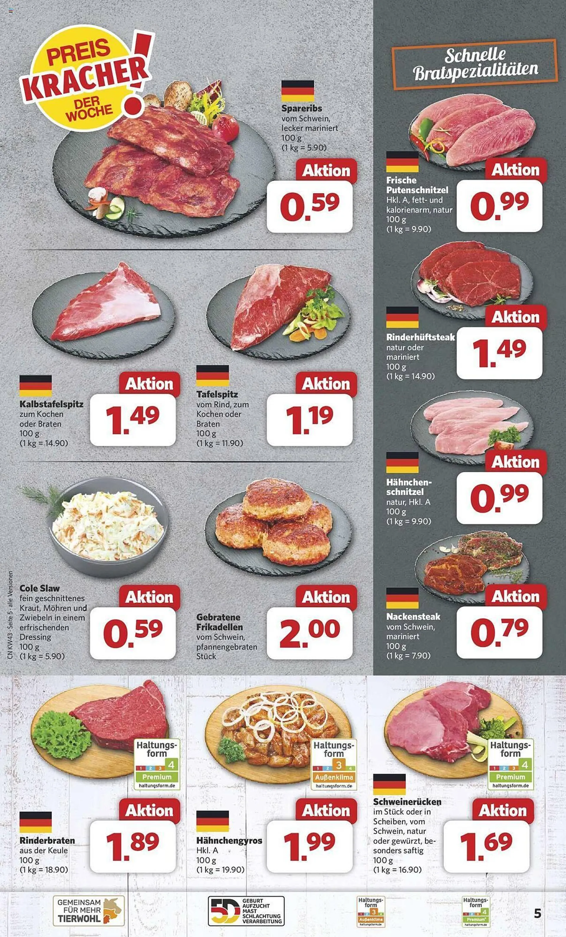 Combi Prospekt von 21. Oktober bis 26. Oktober 2024 - Prospekt seite 5