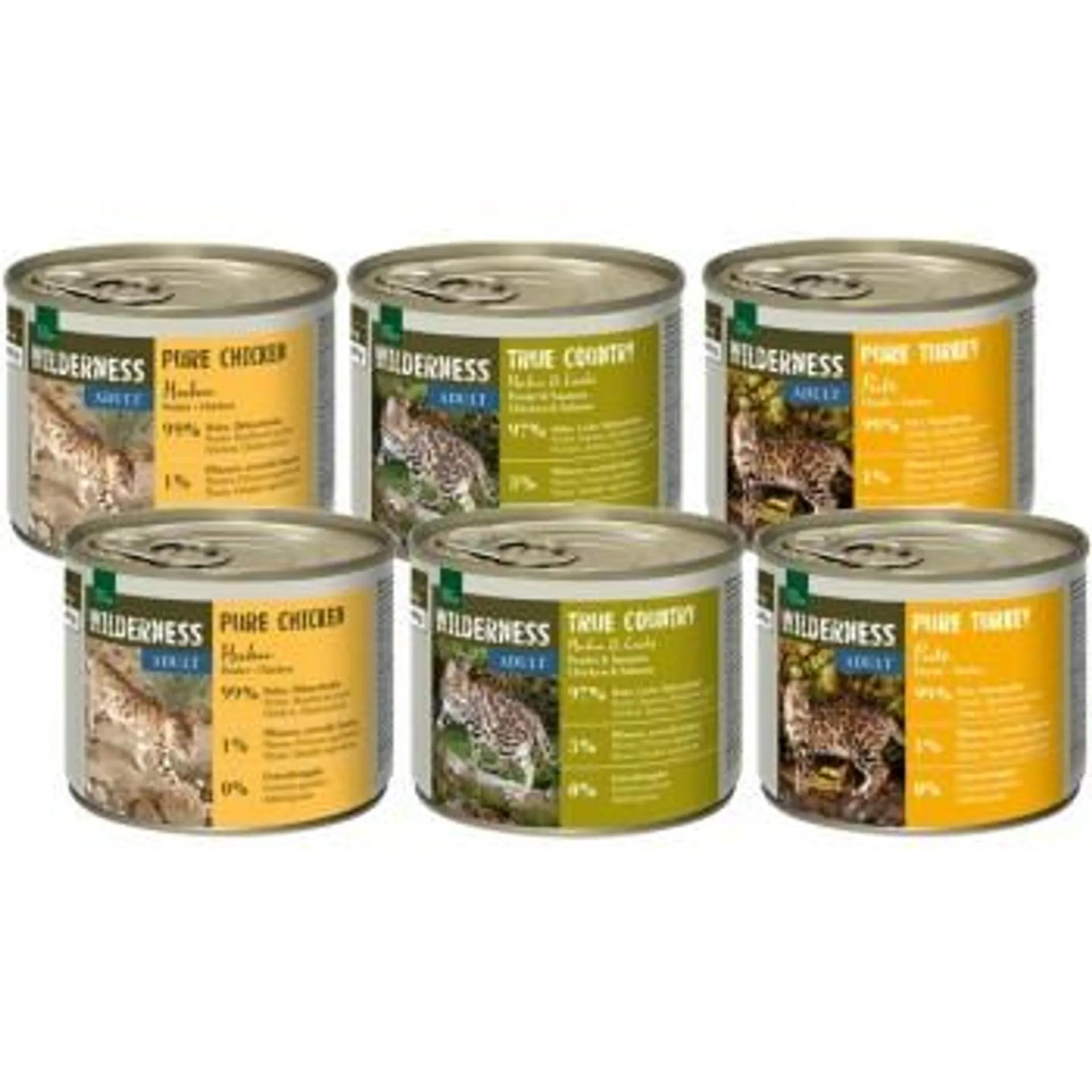 REAL NATURE Wilderness Adult 6x200 g Mixpaket 3